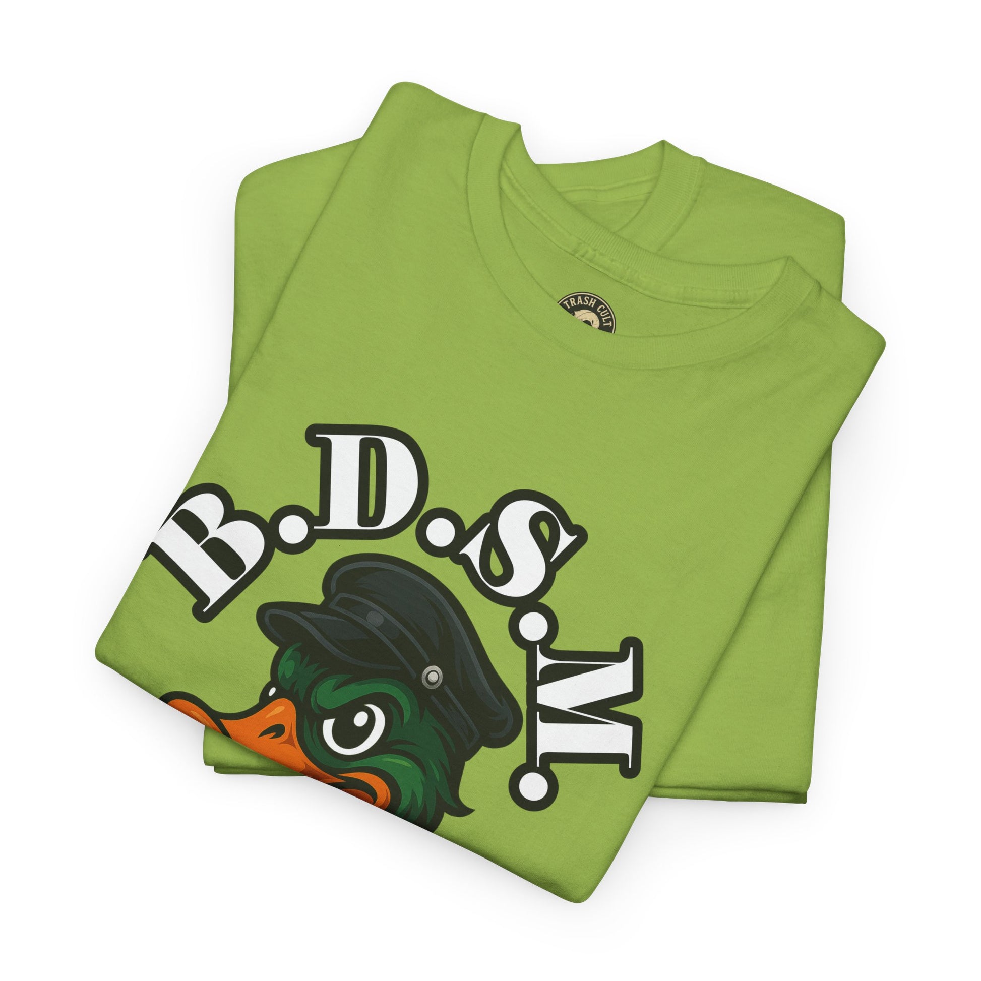 BDSM Mallard Duck Biker Shirt – Funny Biker Duck Tee on Gildan 5000
