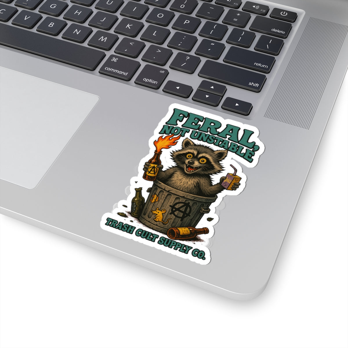 Feral Not Unstable Stickers - Fun Laptop, Water Bottle, Journal Decor, Cute Animal, Gift for Animal Lovers