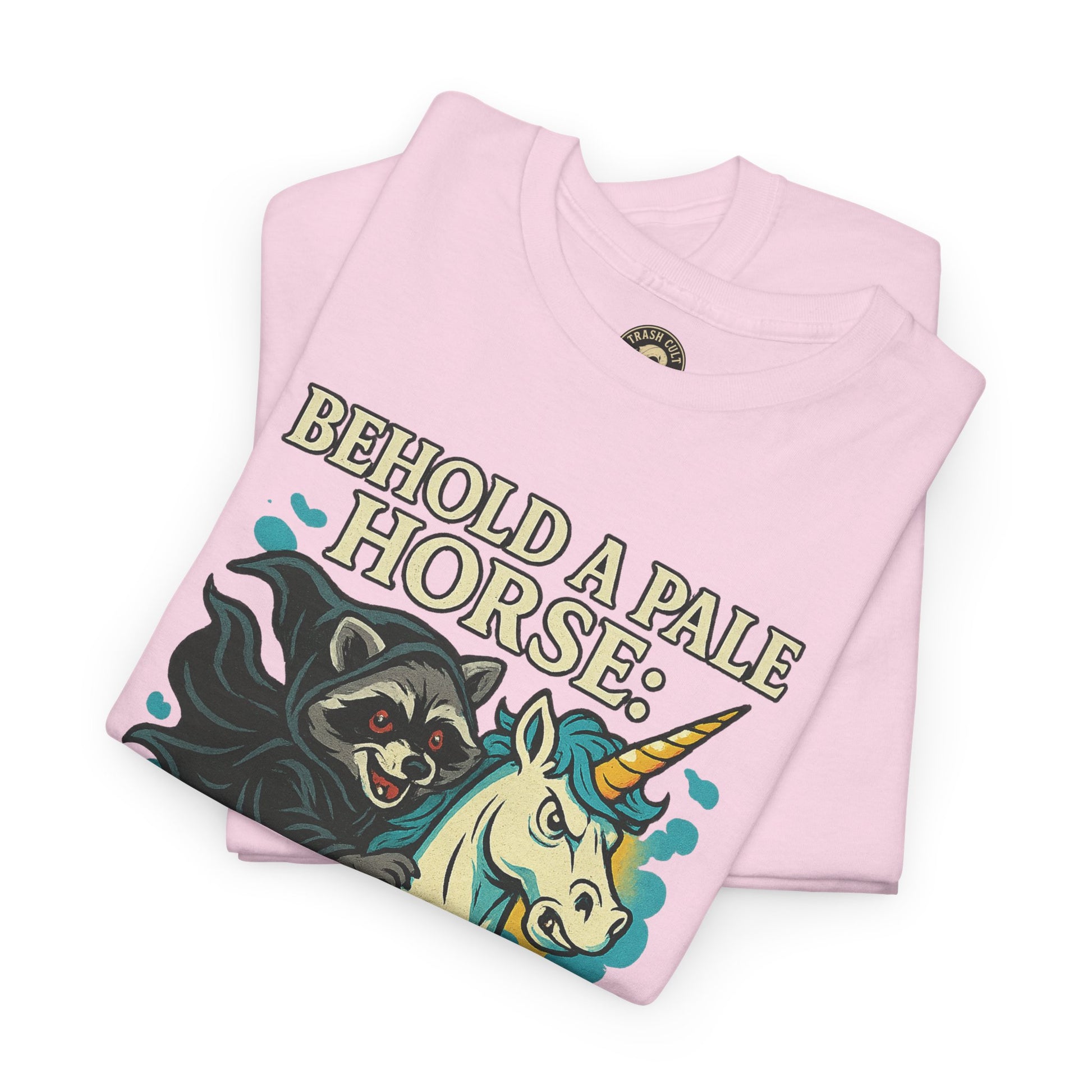 Behold a Pale Horse – Raccoon of Death Shirt | Gildan 5000 Unisex Tee