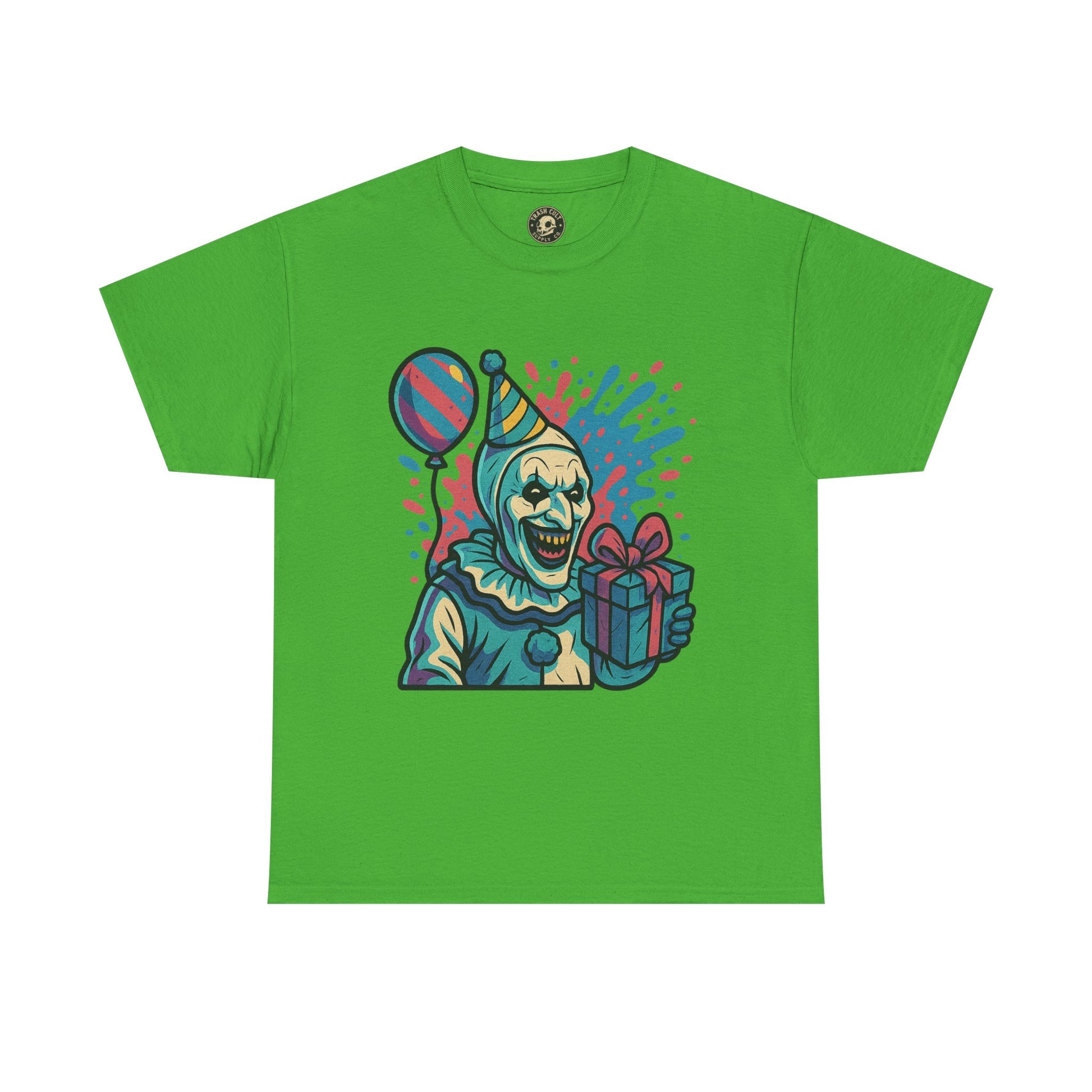 Art the Clown Birthday Shirt – New School Graffiti Horror Tee on Gildan 5000