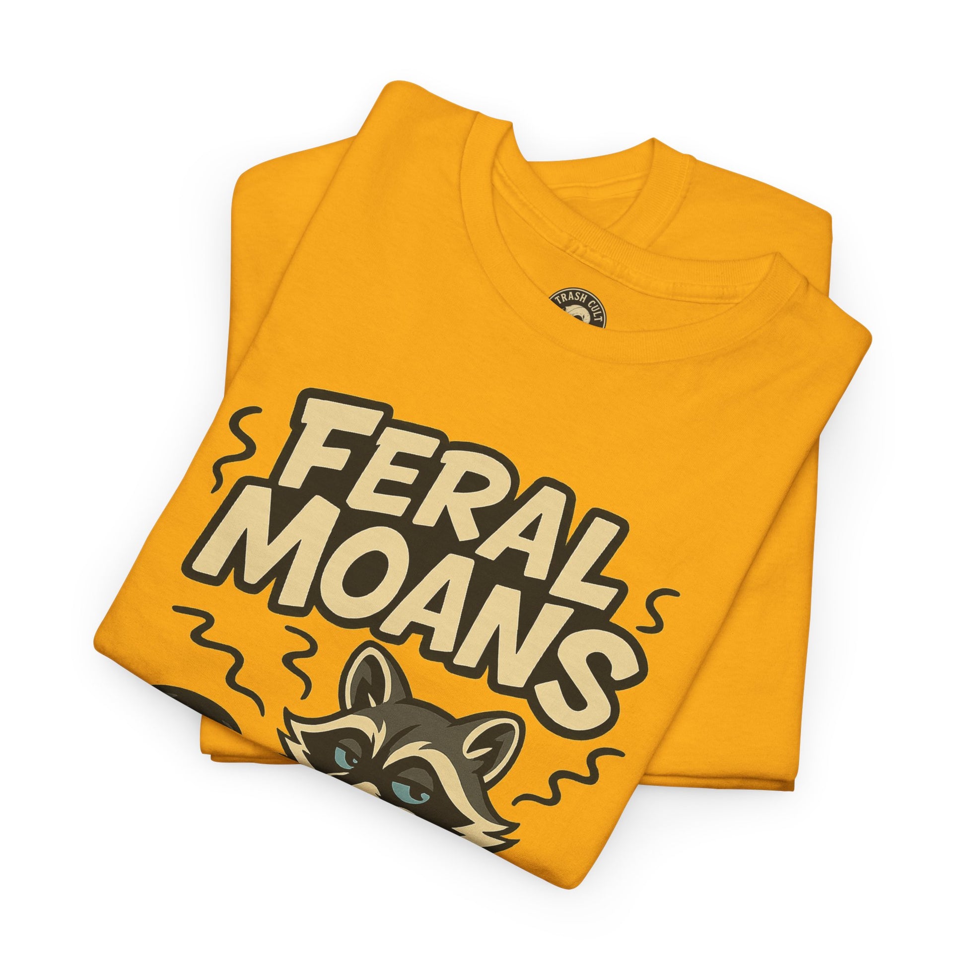 Feral Moans Unisex Heavy Cotton Tee, Funny Graphic Tee, Animal Lover Shirt, Casual Wear, Gift for Nature Enthusiasts