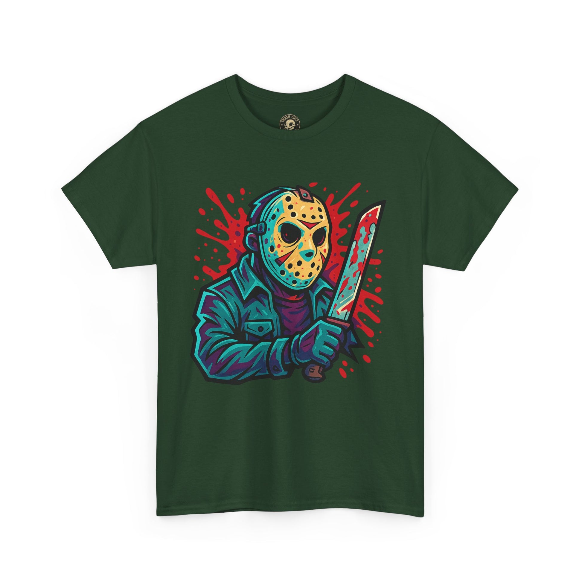 Jason Voorhees Graffiti Shirt – New School Horror Art on Gildan 5000