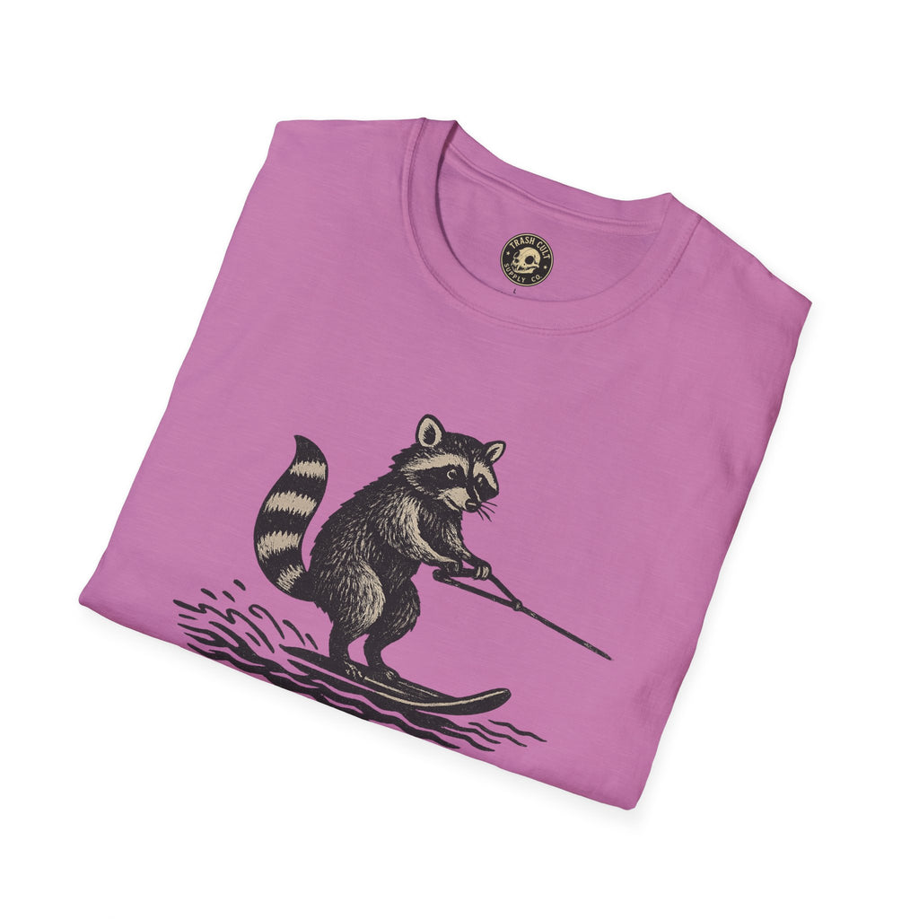 Feral Water Skiing Raccoon Vintage Shirt – Trash Cult Supply Co. | Gildan 2000 Softstyle