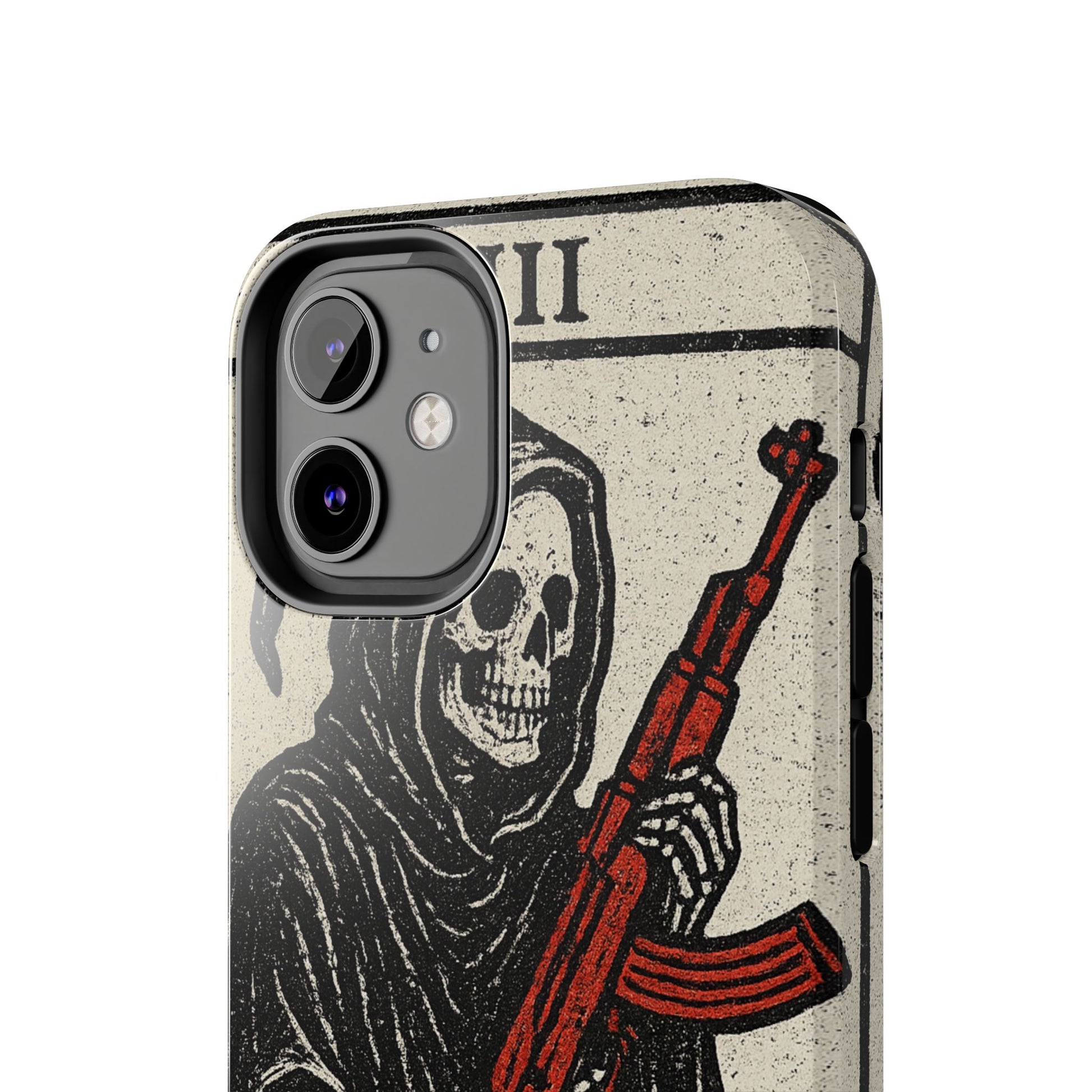 Grim Reaper Phone Case, Tough Phone Case for Gamers, Unique Smartphone Accessories, Halloween Decor, Death-Inspired Gift