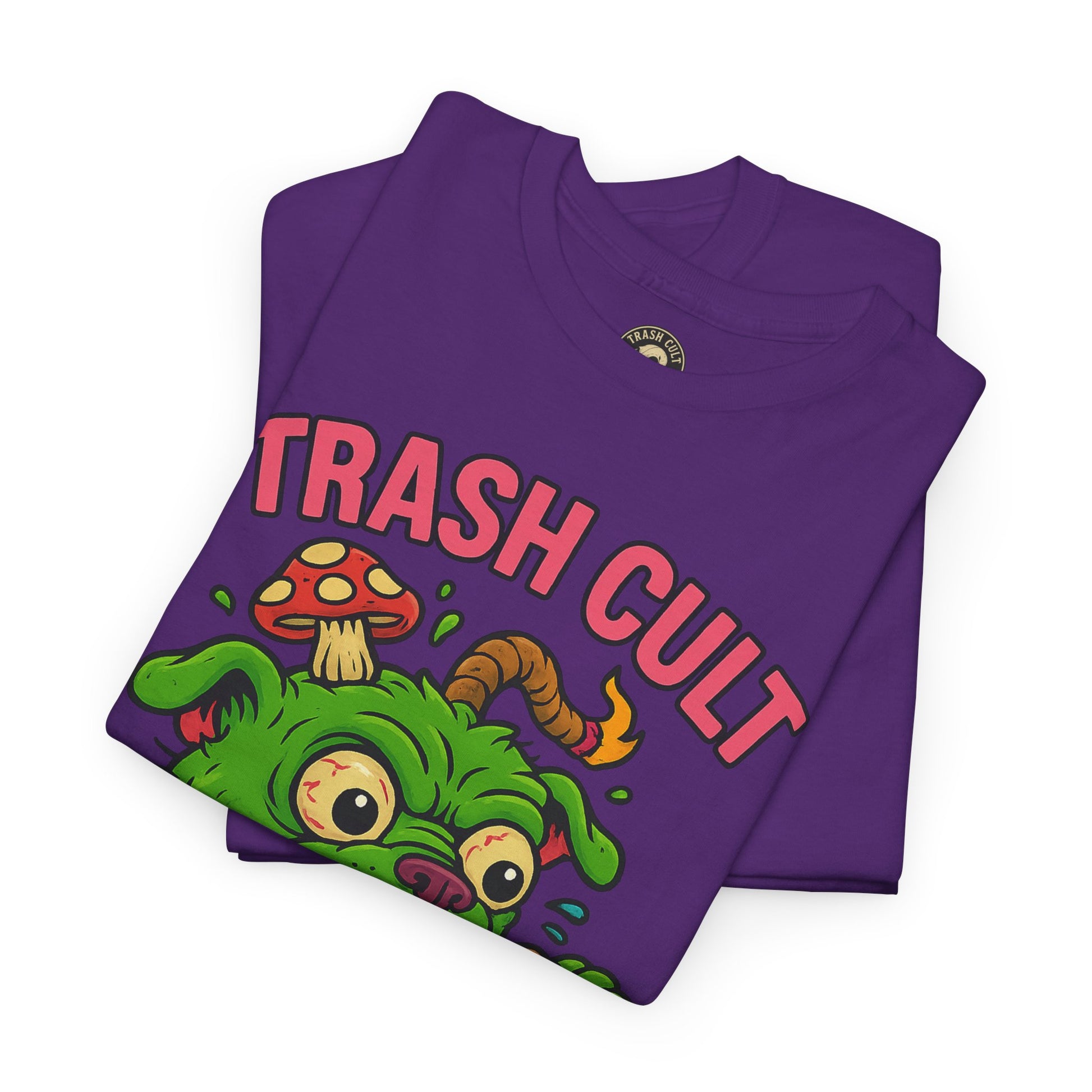 Feral Pizza Monster Shirt – Trash Cult Supply Co | Gildan 5000 Graphic Tee
