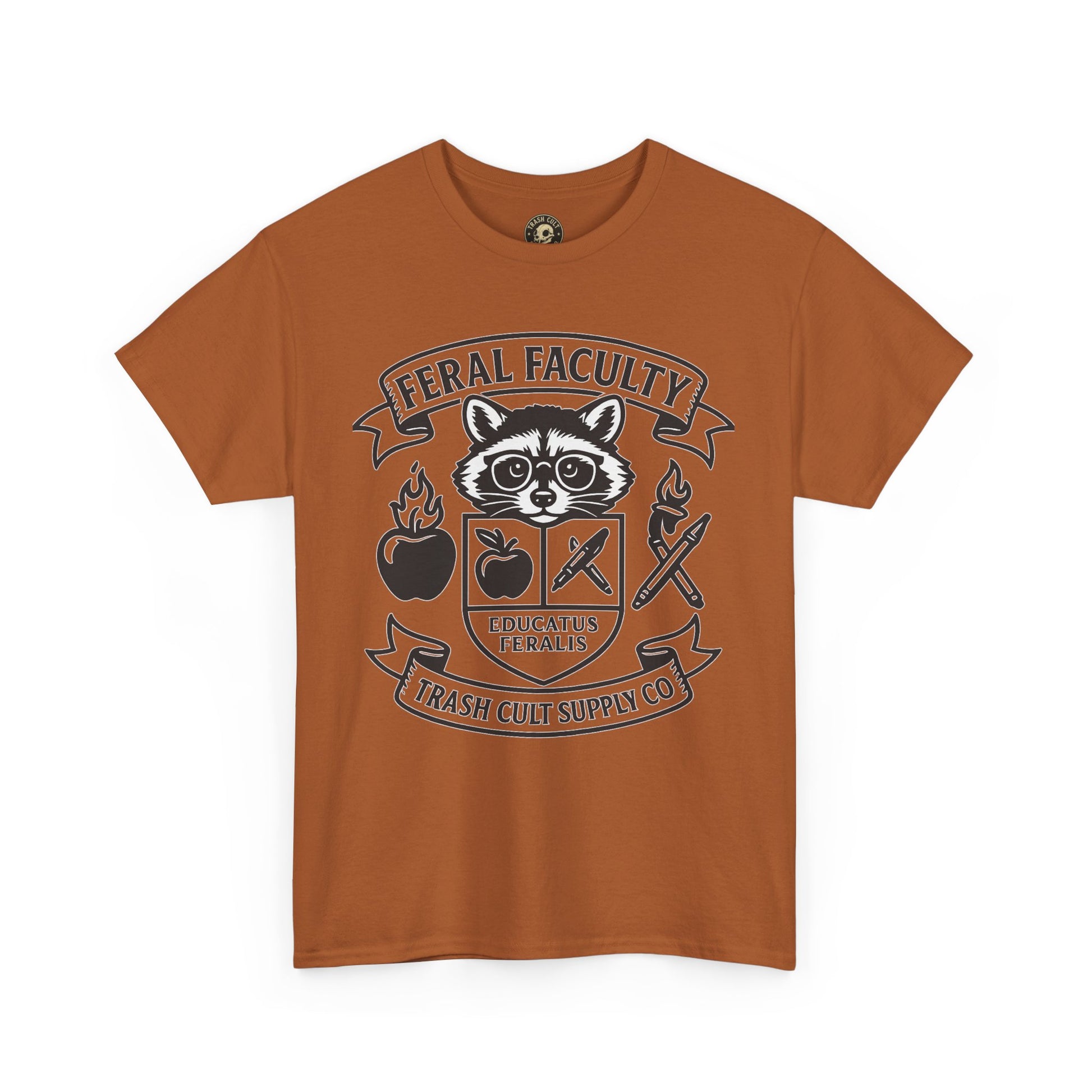 Feral Faculty Tee, Fun Teacher Shirt, Animal Lover Gift, Cool Graphic Tee, Casual Everyday Wear, Unisex Cotton T-Shirt