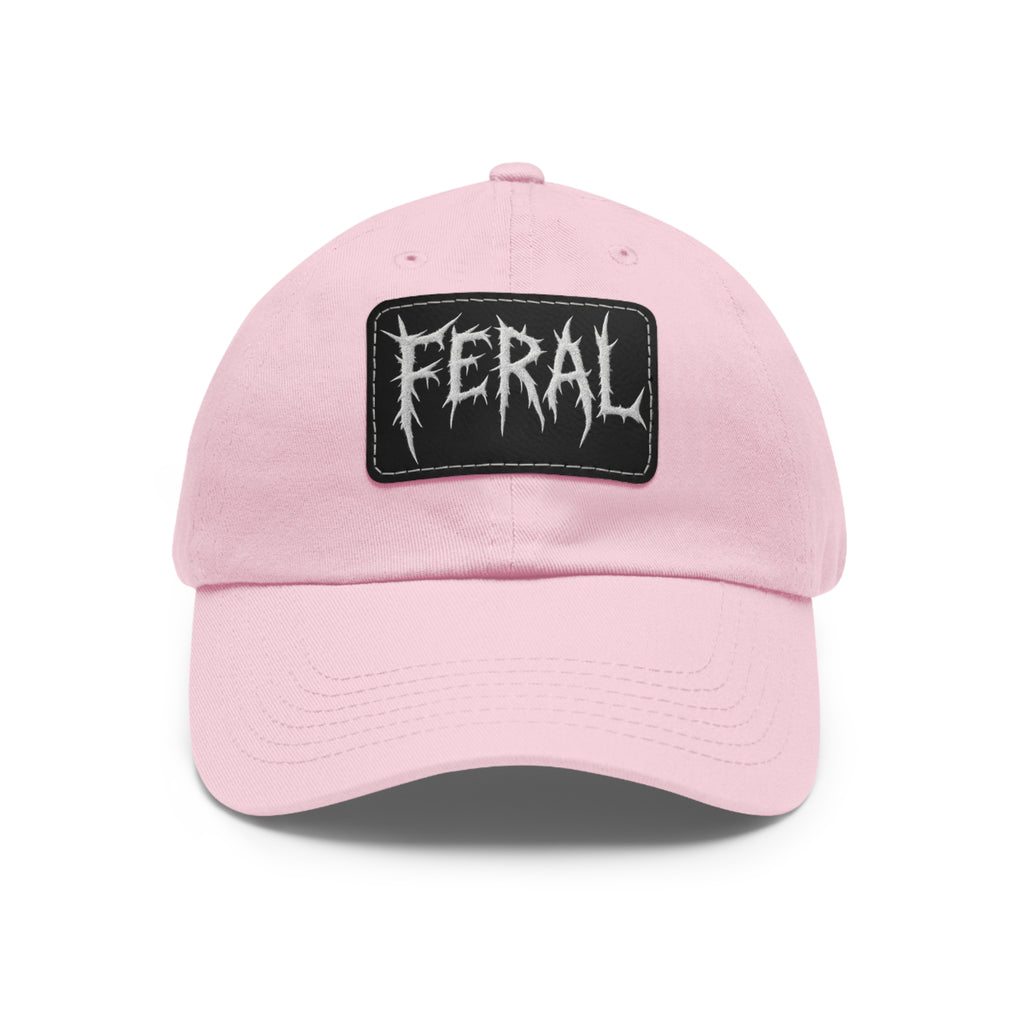 FERAL Embroidered Leather Patch Hat – Trash Cult Supply Co.