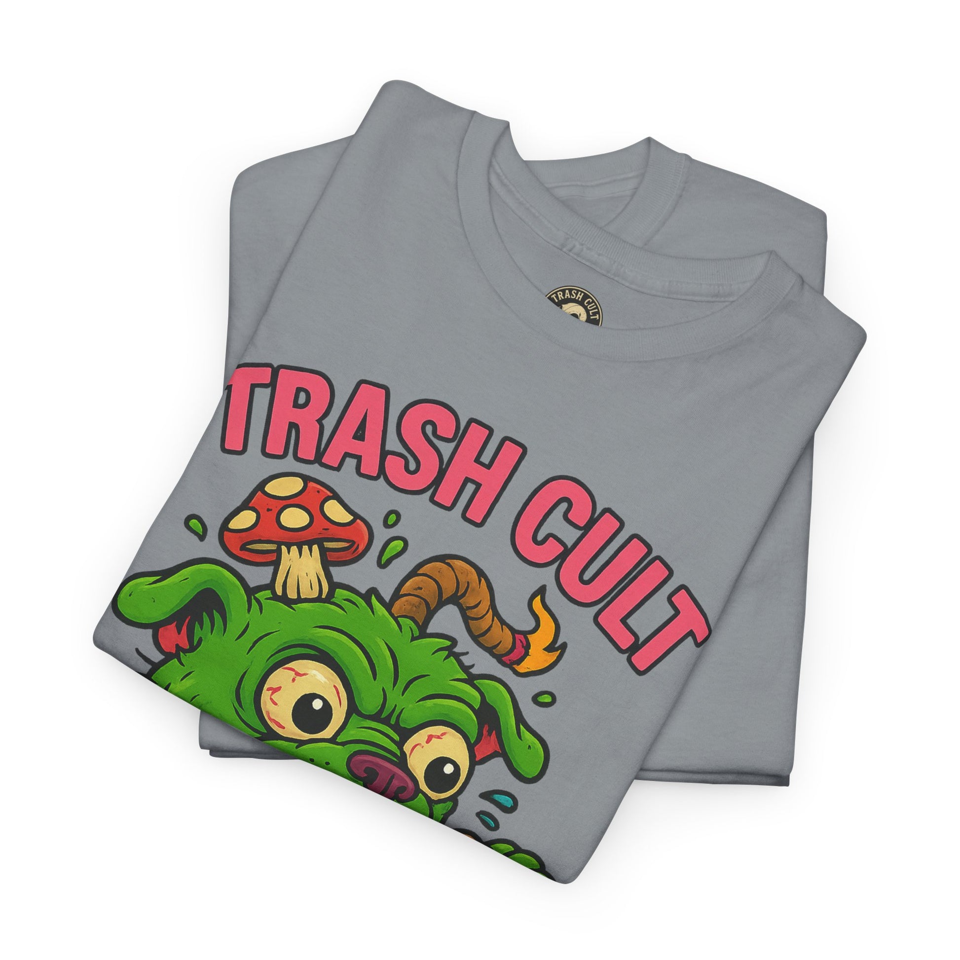 Feral Pizza Monster Shirt – Trash Cult Supply Co | Gildan 5000 Graphic Tee