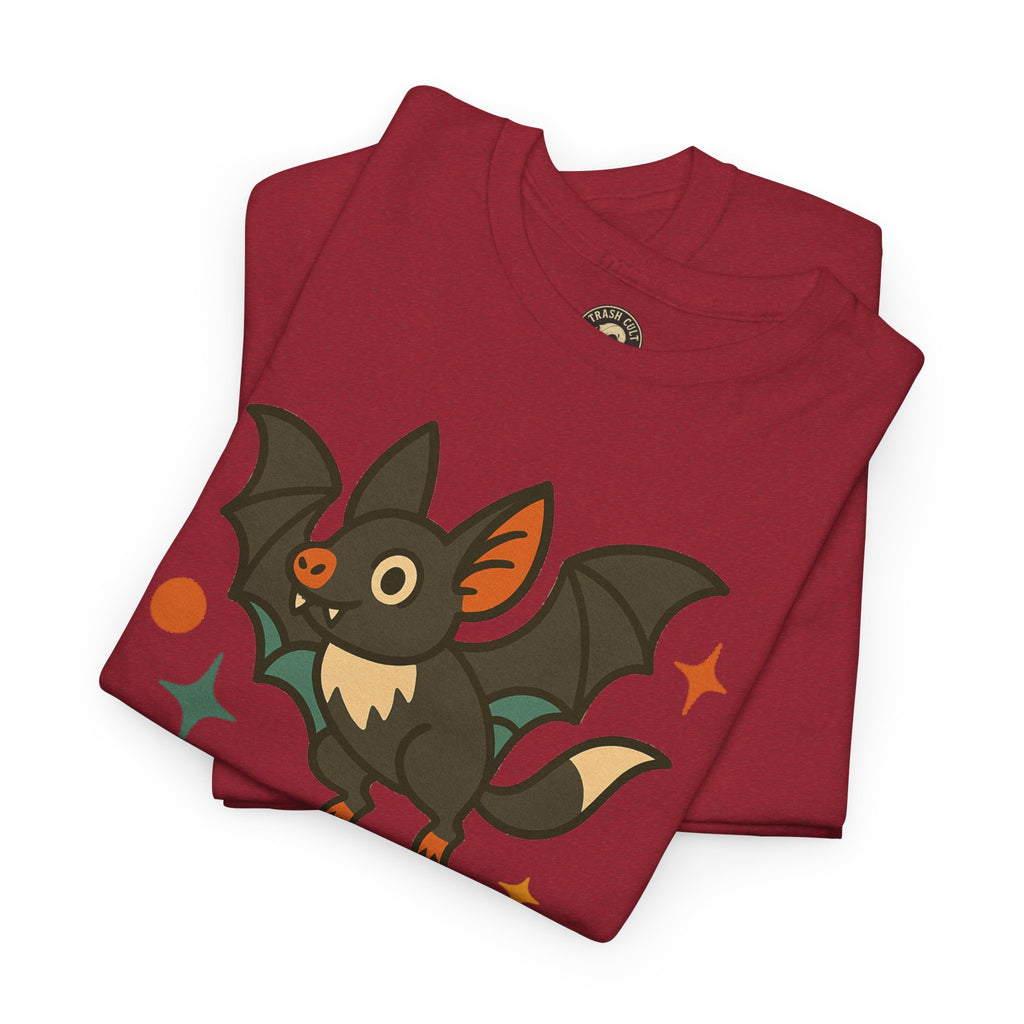 Trash Cult Supply Co. Unisex Heavy Cotton Tee - Fun Graphic Tee for Casual Wear, Perfect Gift for Bat Lovers, Halloween T-Shirt, [...]