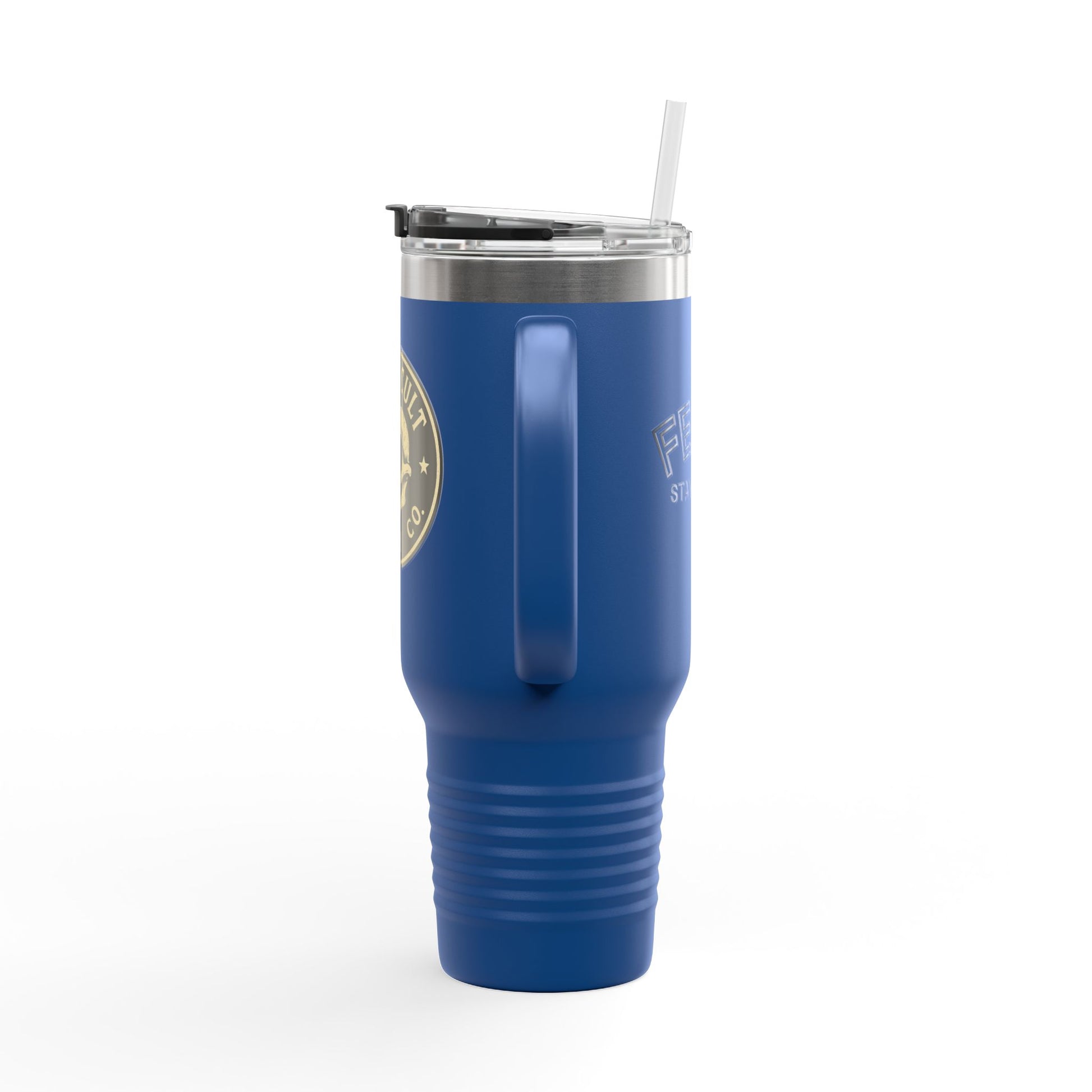 40oz Insulated Travel Mug with Handle – Leak-Proof Stainless Steel Tumbler for Hot & Cold Drinks | Trash Cult / FERAL Edition