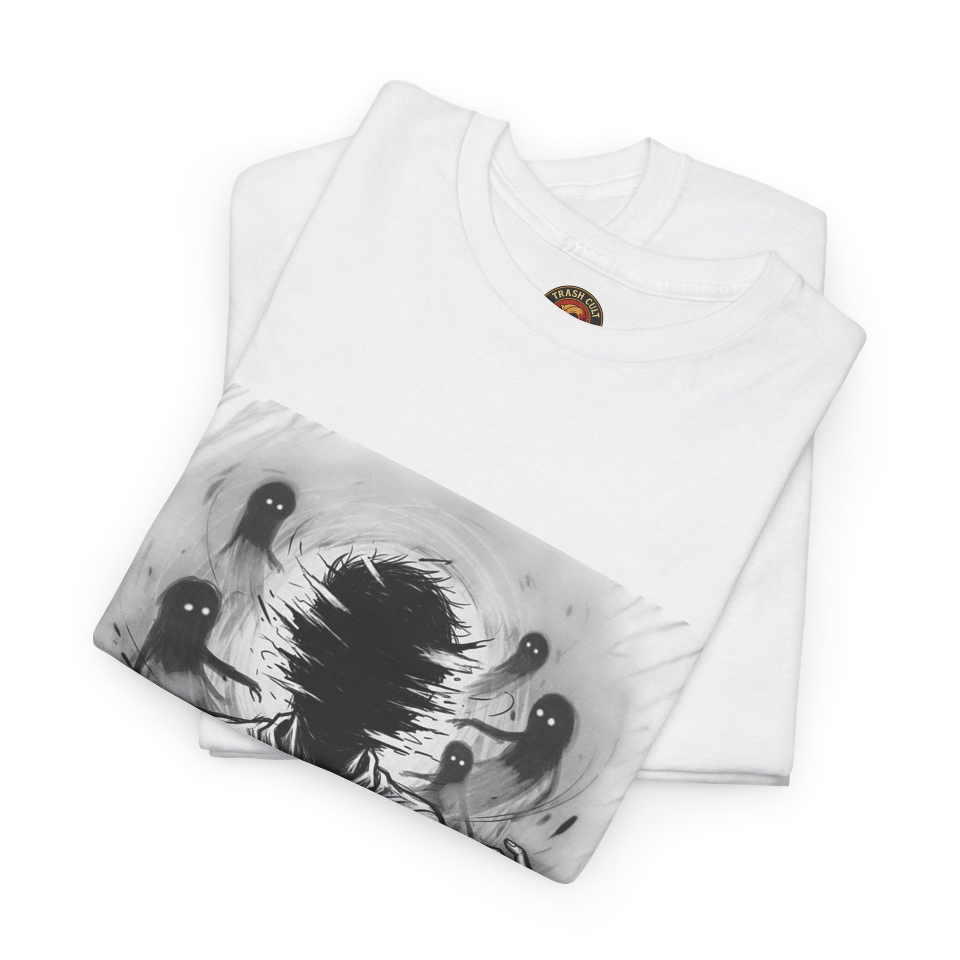 Xian Allen x Trash Cult Shirt – “Don’t Let Them In” | Ghost Spiral Emotional Horror Tee