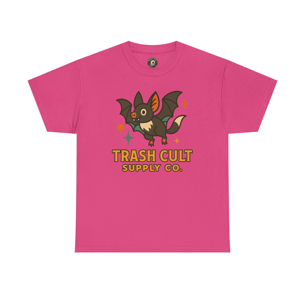 Trash Cult Supply Co. Unisex Heavy Cotton Tee - Fun Graphic Tee for Casual Wear, Perfect Gift for Bat Lovers, Halloween T-Shirt, [...]