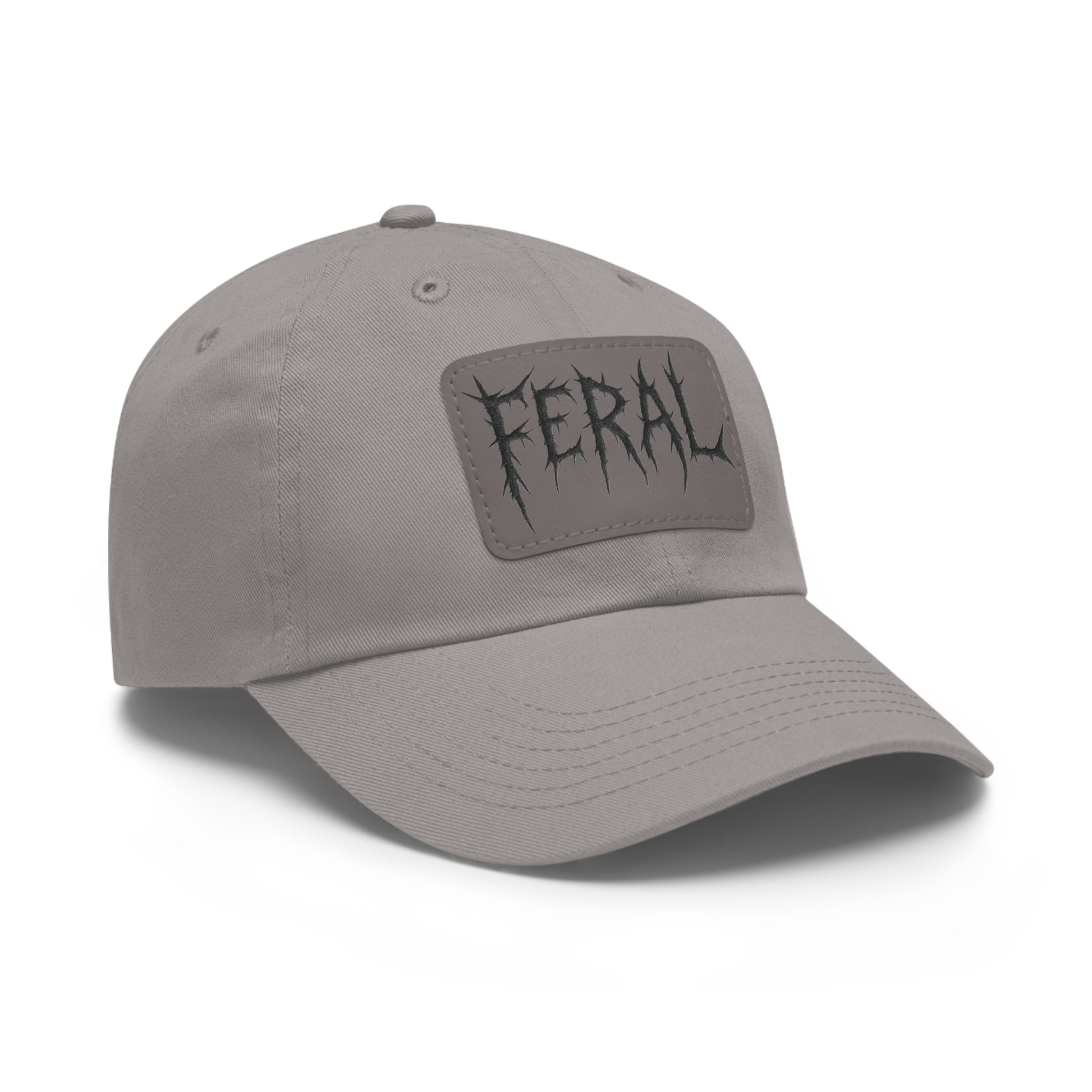 FERAL Embroidered Leather Patch Hat – Trash Cult Supply Co.