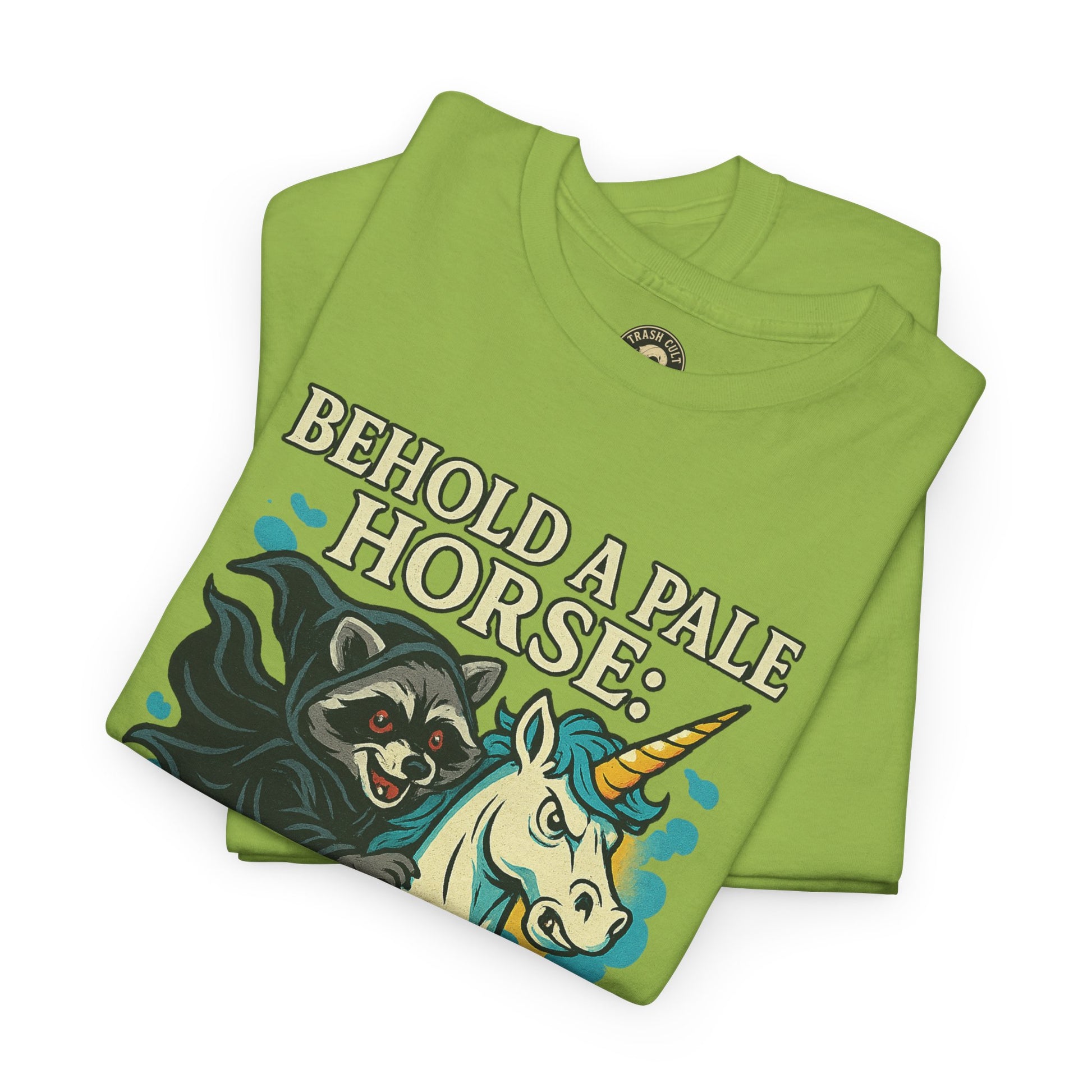 Behold a Pale Horse – Raccoon of Death Shirt | Gildan 5000 Unisex Tee