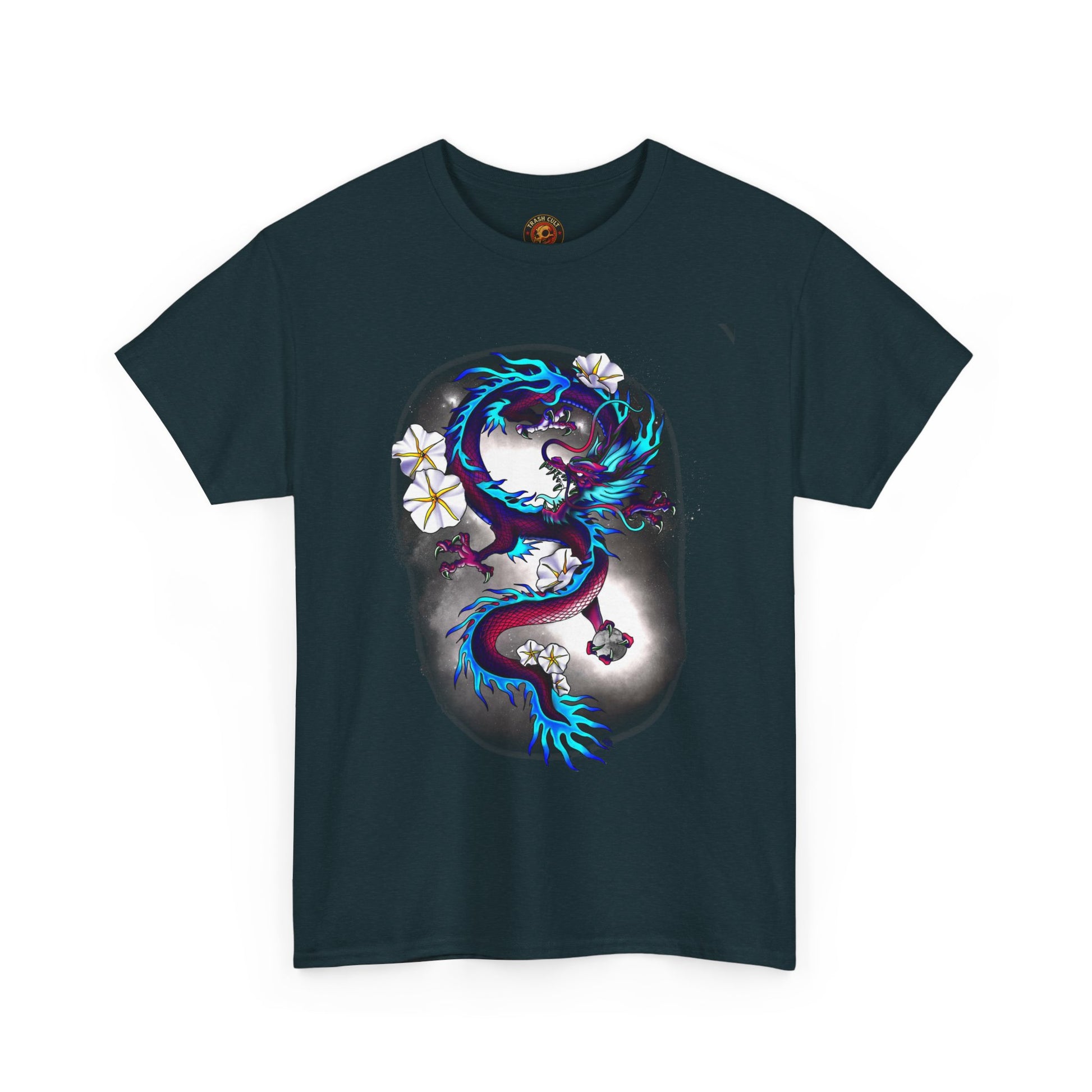 Electric Dragon Tattoo T-Shirt – Lara Davenport x Trash Cult Supply Co. Collab (Gildan 5000)