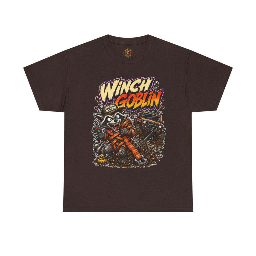 Winch Goblin Tee — Vintage Tow Truck Mechanic Graphic Shirt
