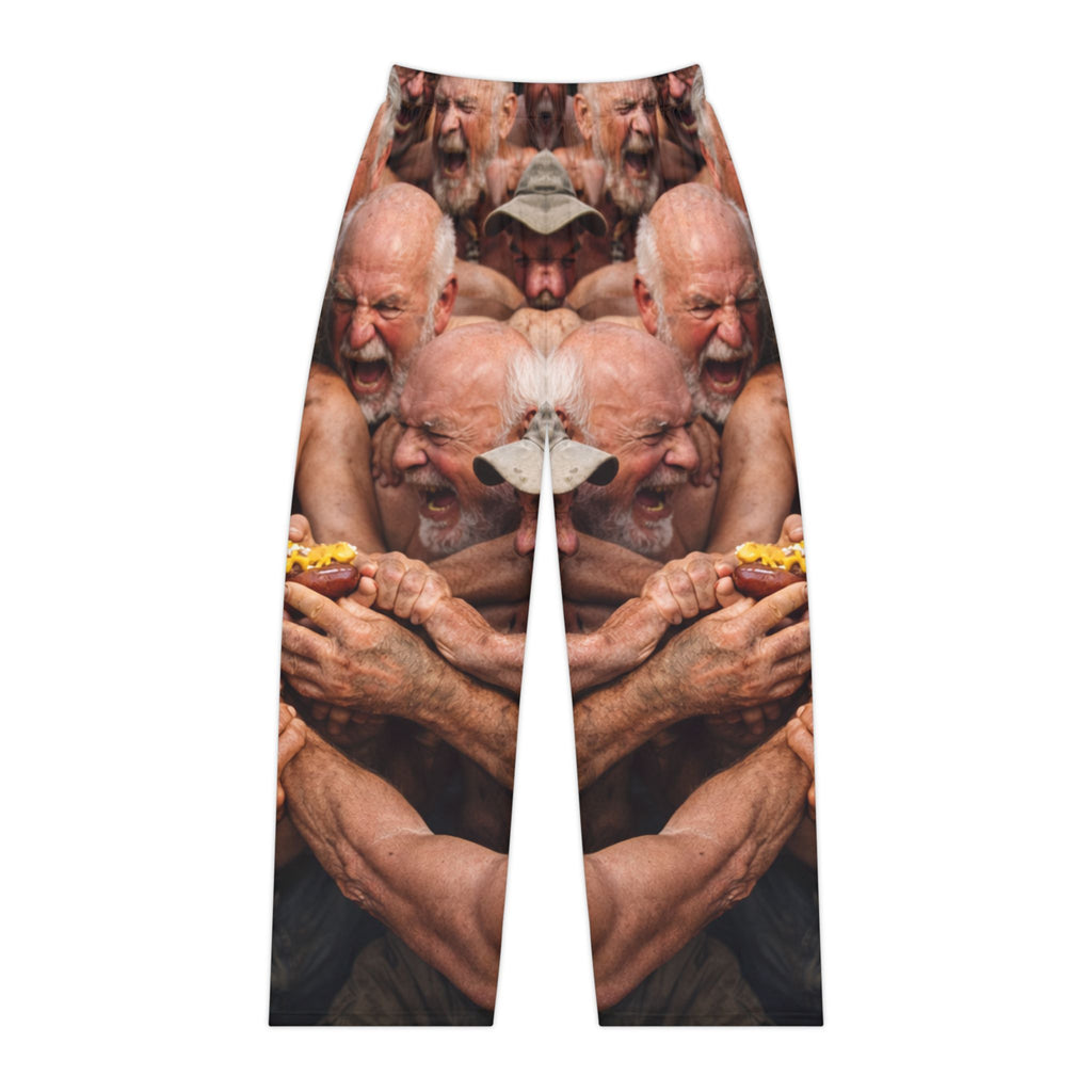 Mustard Madness Pajama Pants – Old Men, One Hot Dog, Zero Dignity