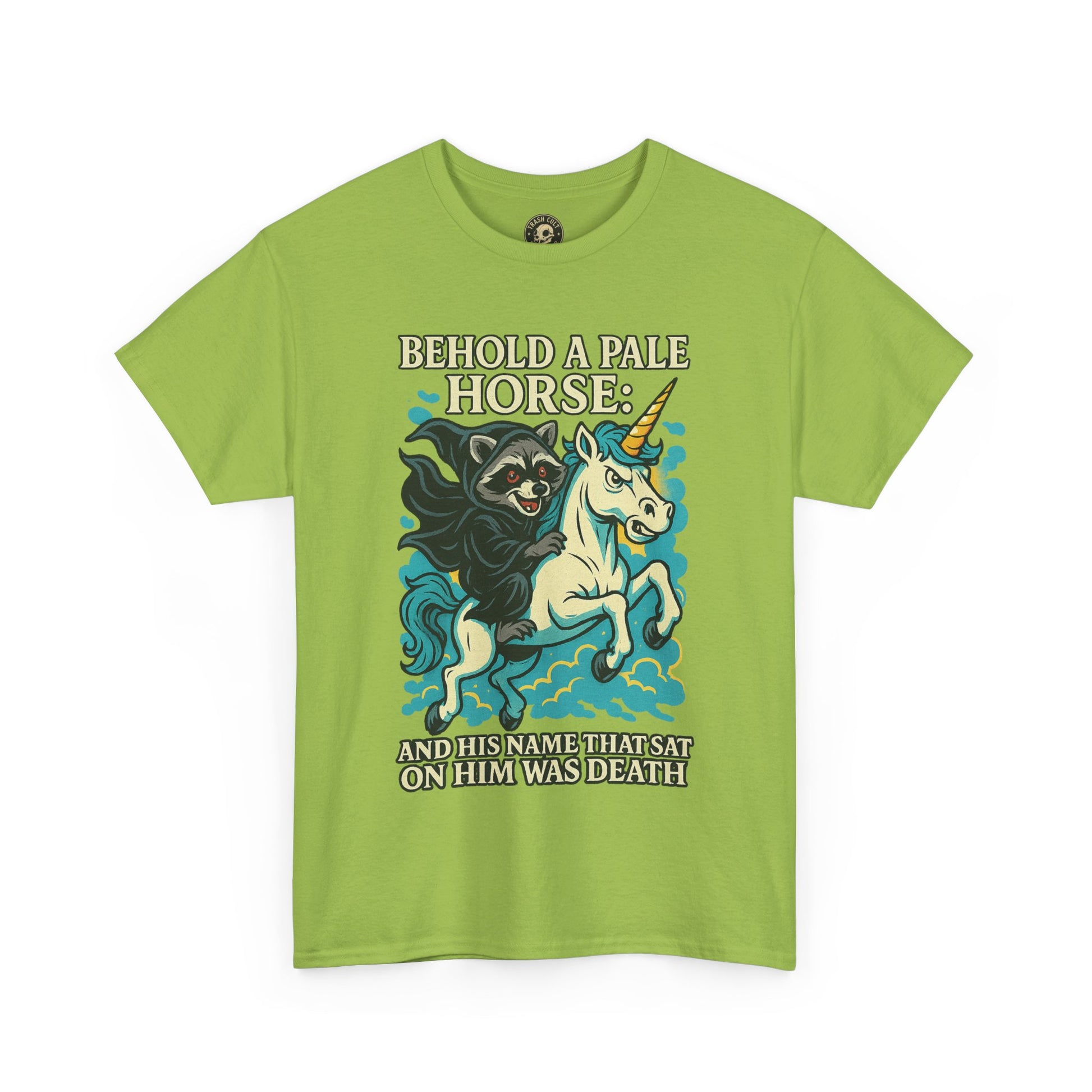 Behold a Pale Horse – Raccoon of Death Shirt | Gildan 5000 Unisex Tee