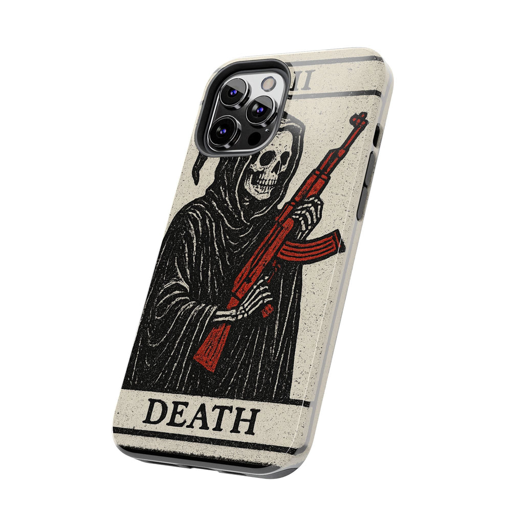 Grim Reaper Phone Case, Tough Phone Case for Gamers, Unique Smartphone Accessories, Halloween Decor, Death-Inspired Gift