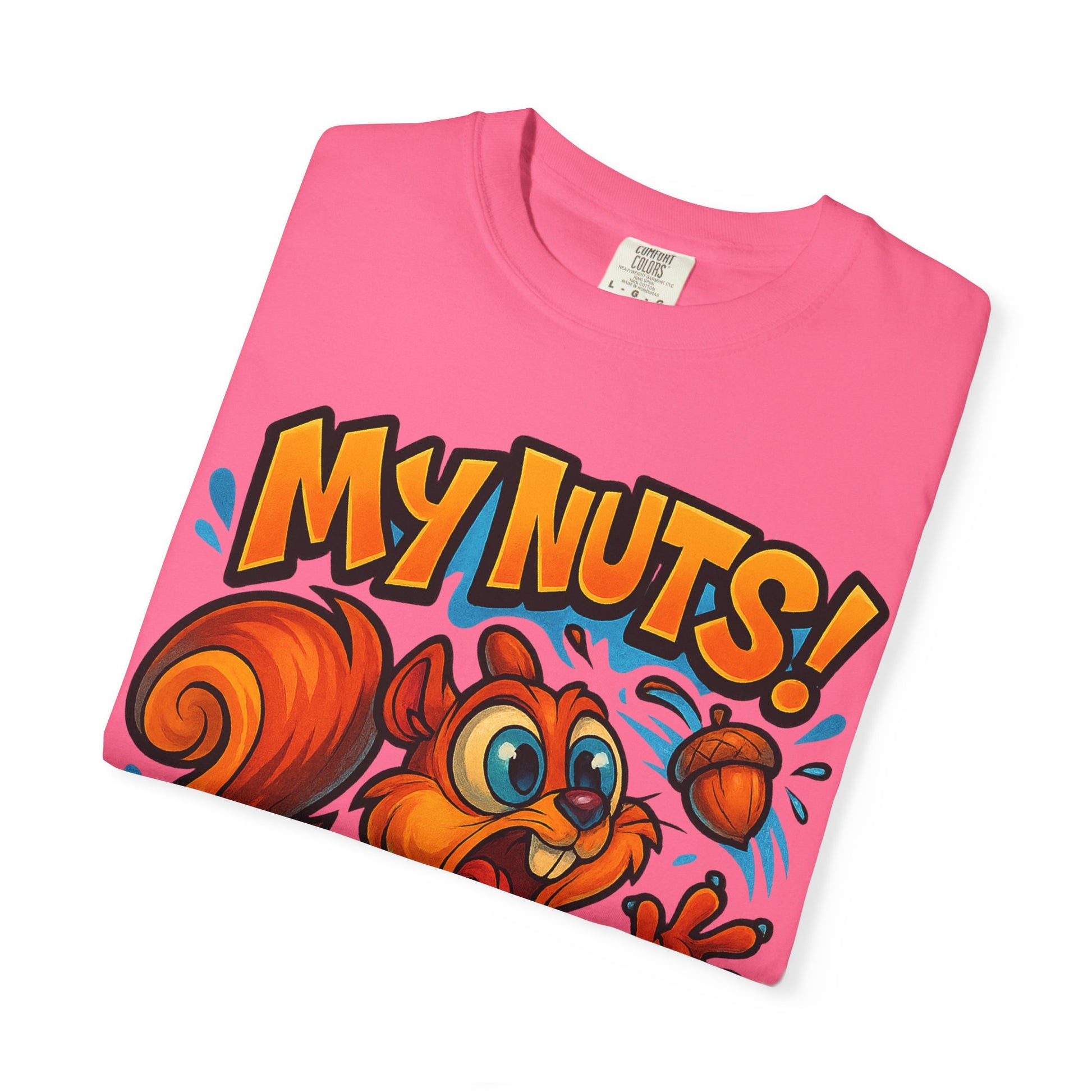 My Nuts! Squirrel Shirt – Funny New School Tattoo Style Tee | Gildan 5000