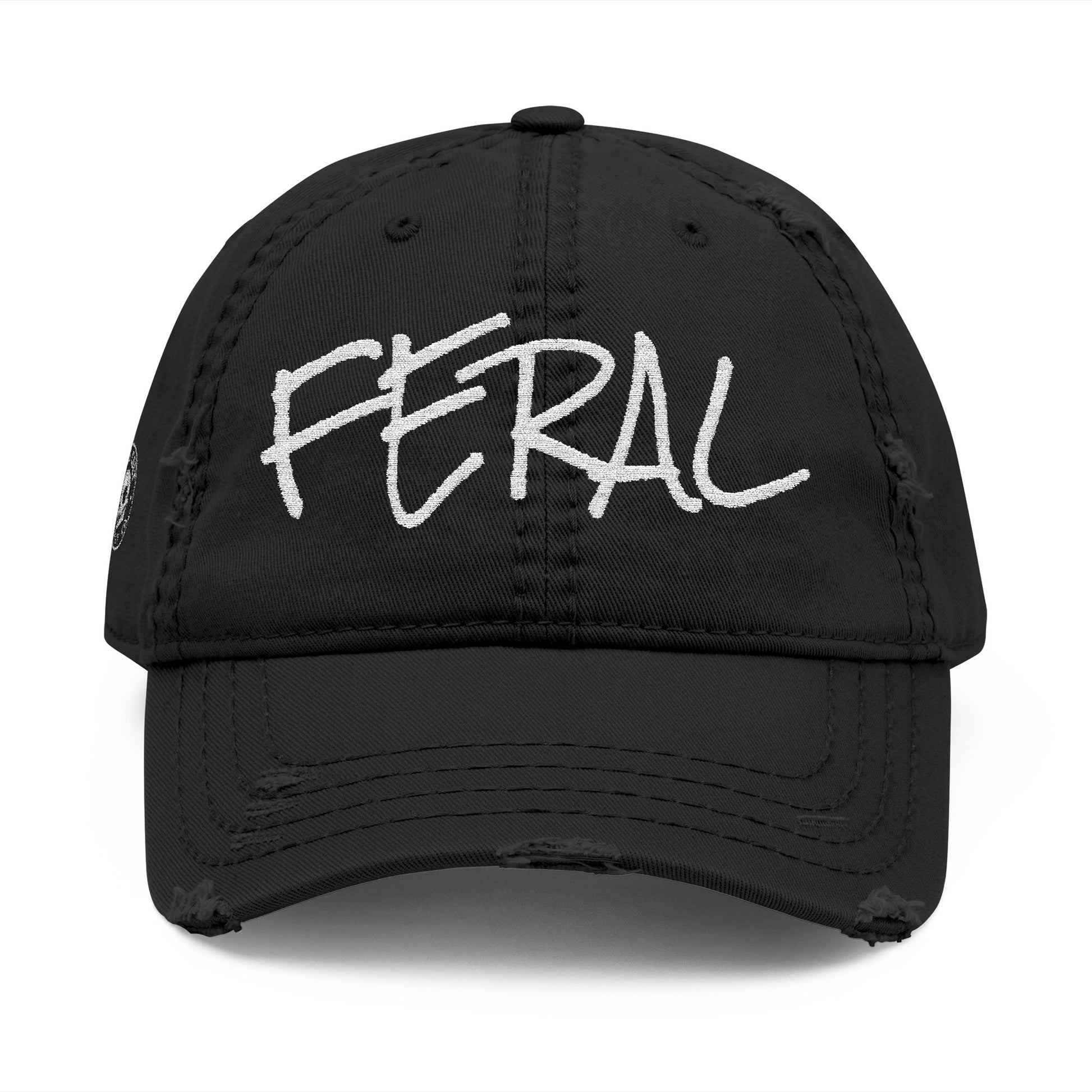 FERAL Distressed Dad Hat – Stay Weird Vintage Cap