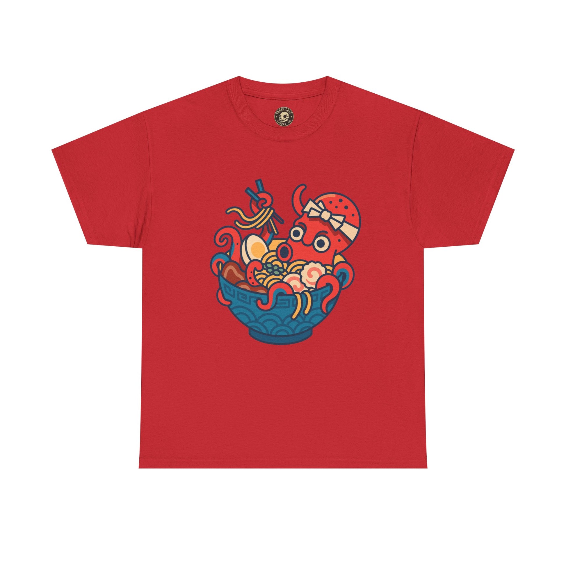 Octopus Ramen Bowl Shirt – Funny Japanese Noodle Graphic Tee