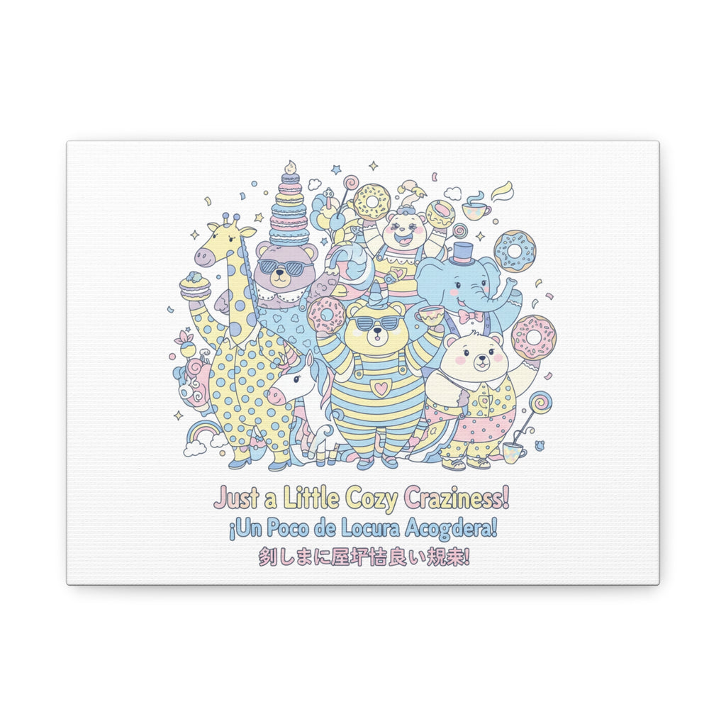 Cozy Craziness Canvas | mildly unhinged cute, whimsical weird