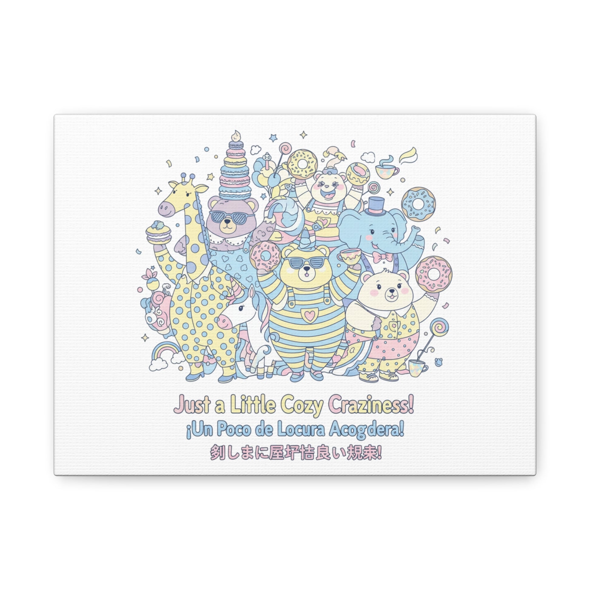 Cozy Craziness Canvas | mildly unhinged cute, whimsical weird