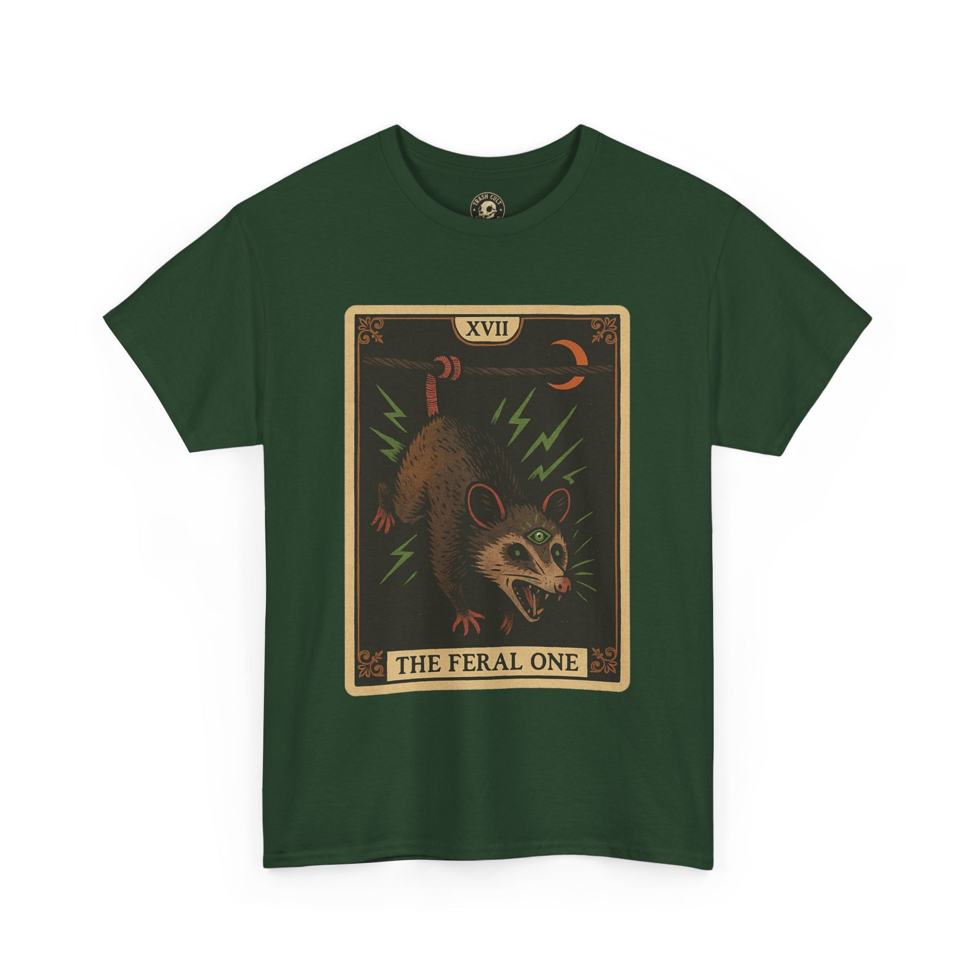 Feral One Graphic Tee - Quirky Unisex T-Shirt, Vintage Inspired, Animal Art, Casual Wear, Gifts for Him/Her