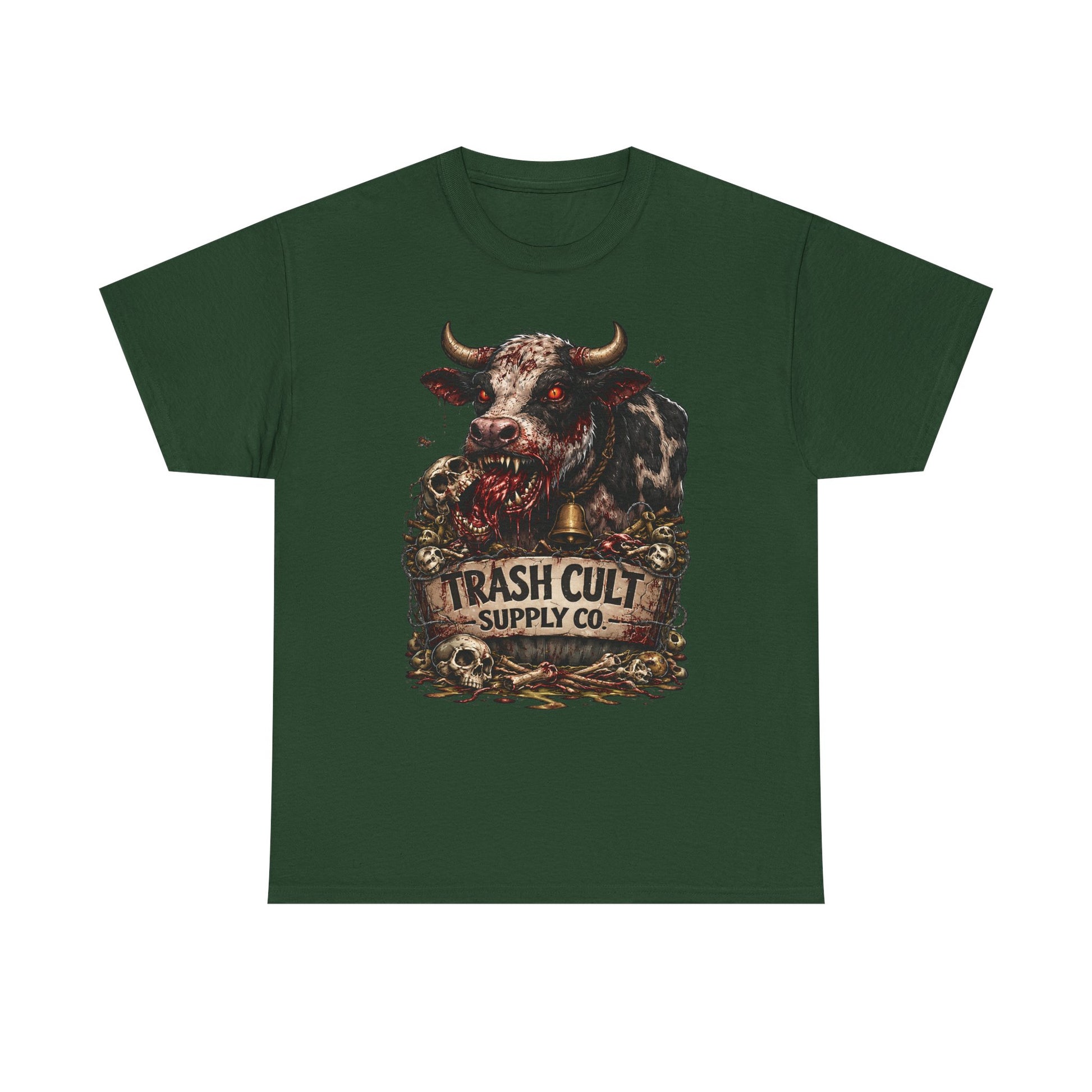 Trash Cult Supply Co. Cow Skull Tee
