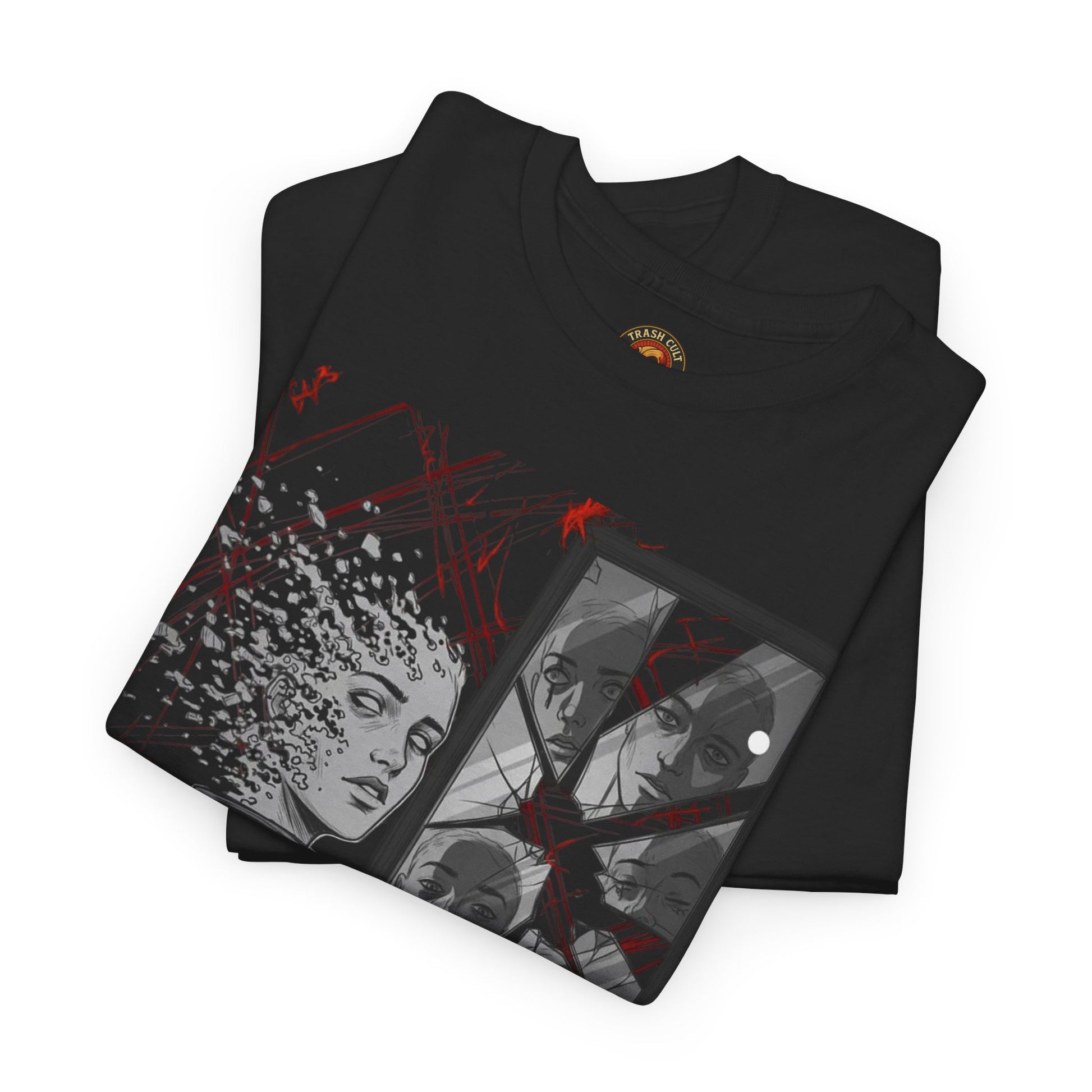 Xian Allen x Trash Cult Shirt – “Don’t Look Too Close” | Surreal Dark Art T-Shirt