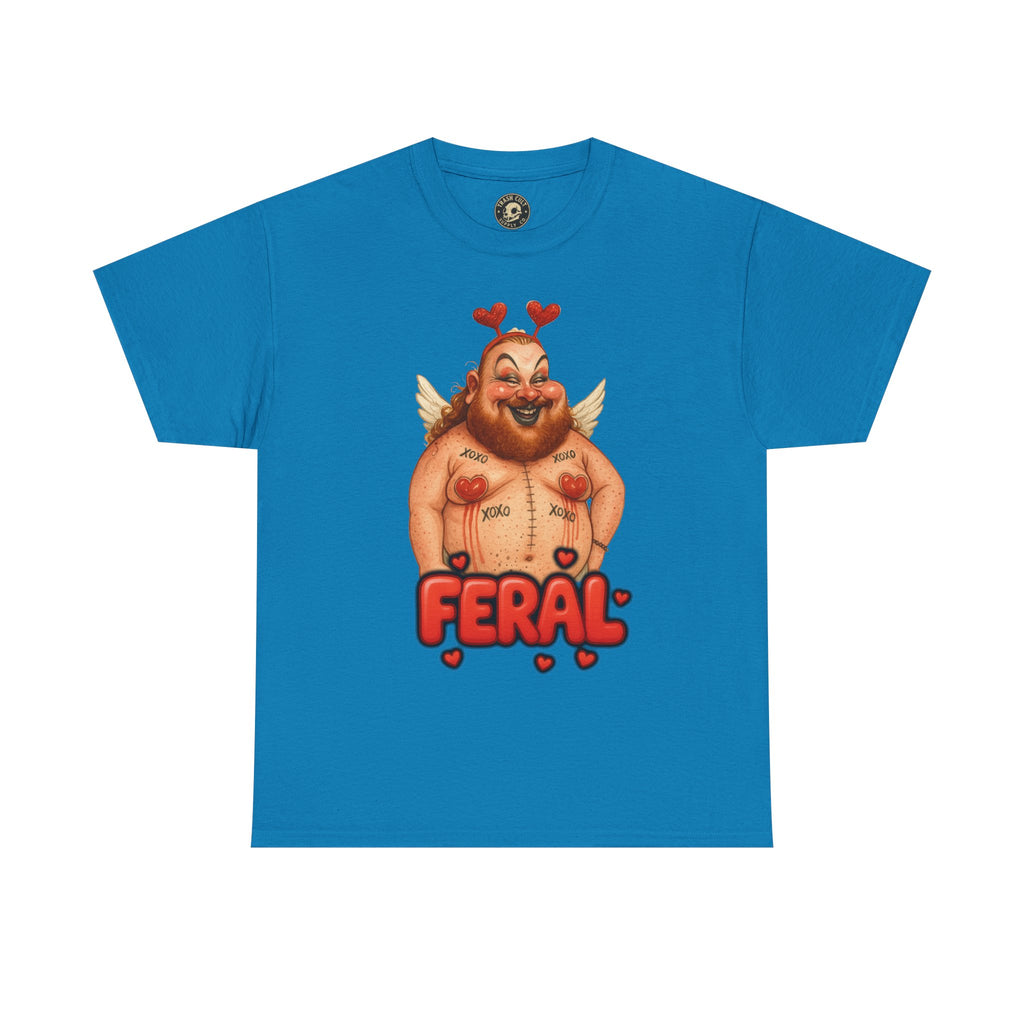 Feral Cupid Macabre Valentine Shirt | Fun Graphic Shirt, Quirky Gift, Casual Wear, Valentine's Apparel, Trendy Statement Top