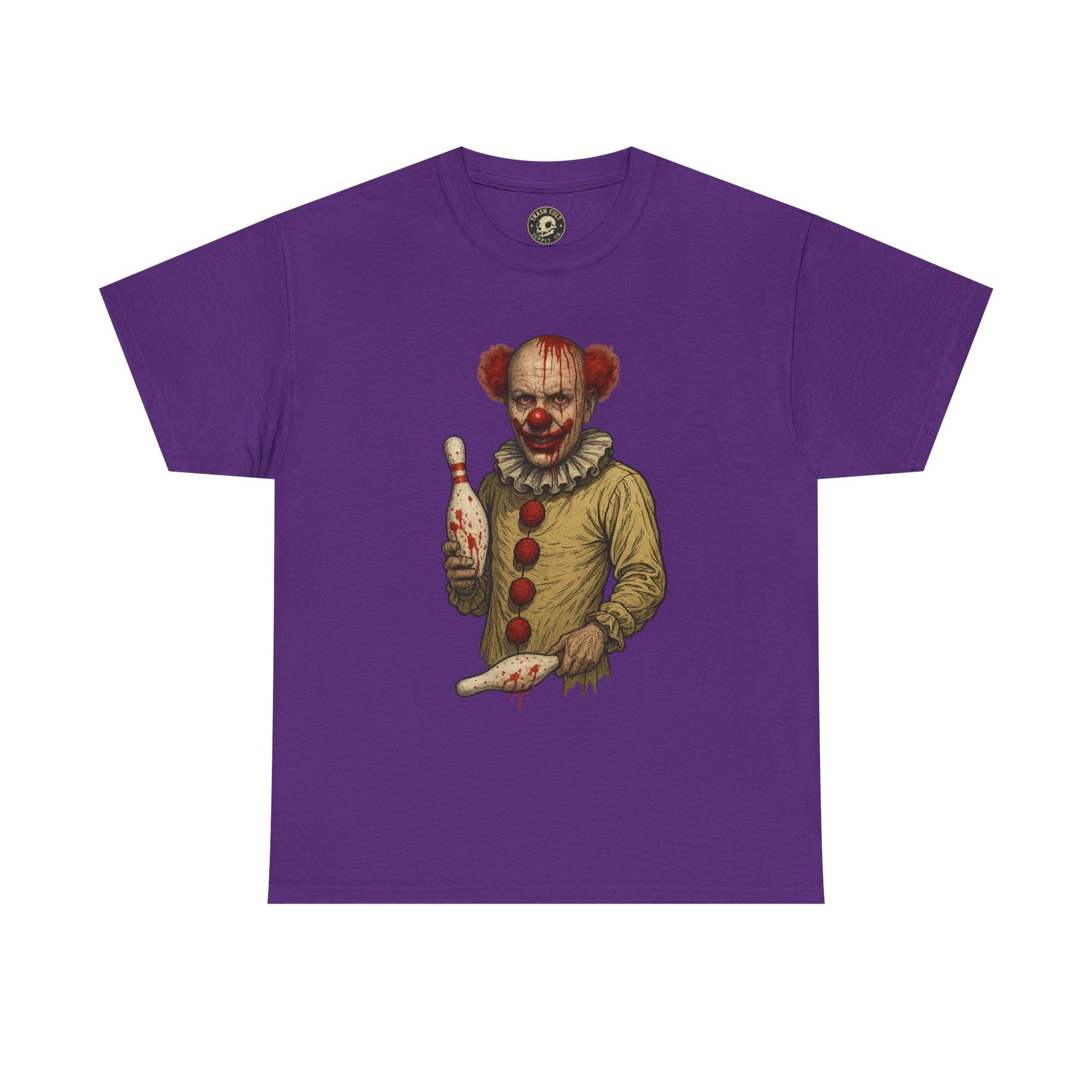 Spooky Clown Unisex Tee | Horror Fan Shirt, Halloween Costume, Graphic Tee, Horror Movie Merchandise, Unique Gift