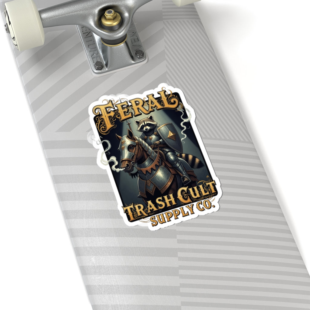 Feral Trash Cult Kiss-Cut Stickers, Unique Art Stickers, Laptop Decor, Gift for Friends, Stickers for Scrapbooking