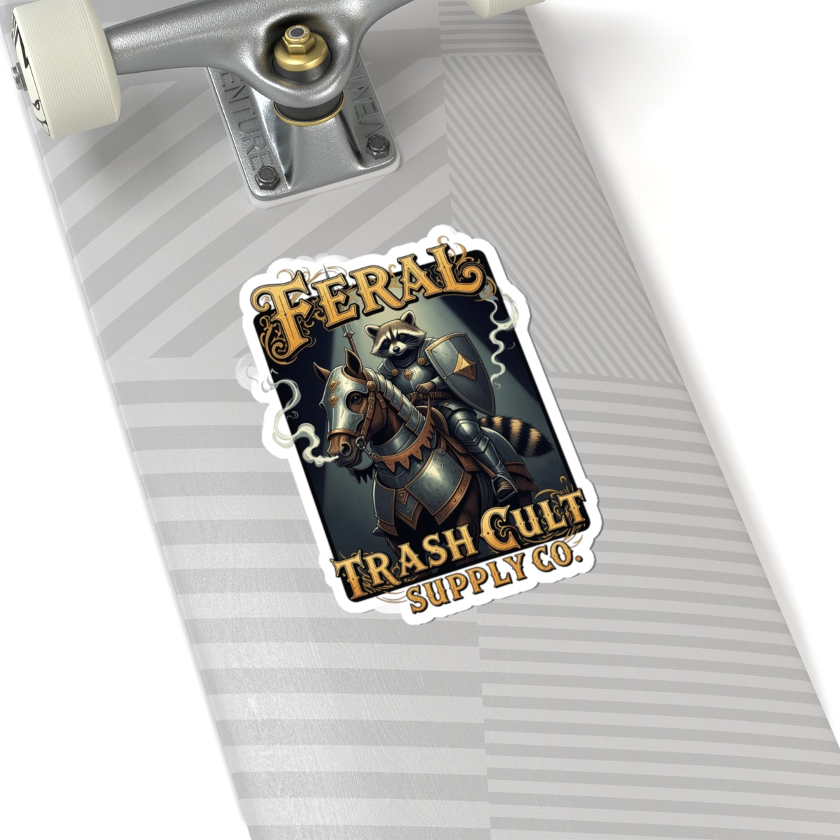 Feral Trash Cult Kiss-Cut Stickers, Unique Art Stickers, Laptop Decor, Gift for Friends, Stickers for Scrapbooking