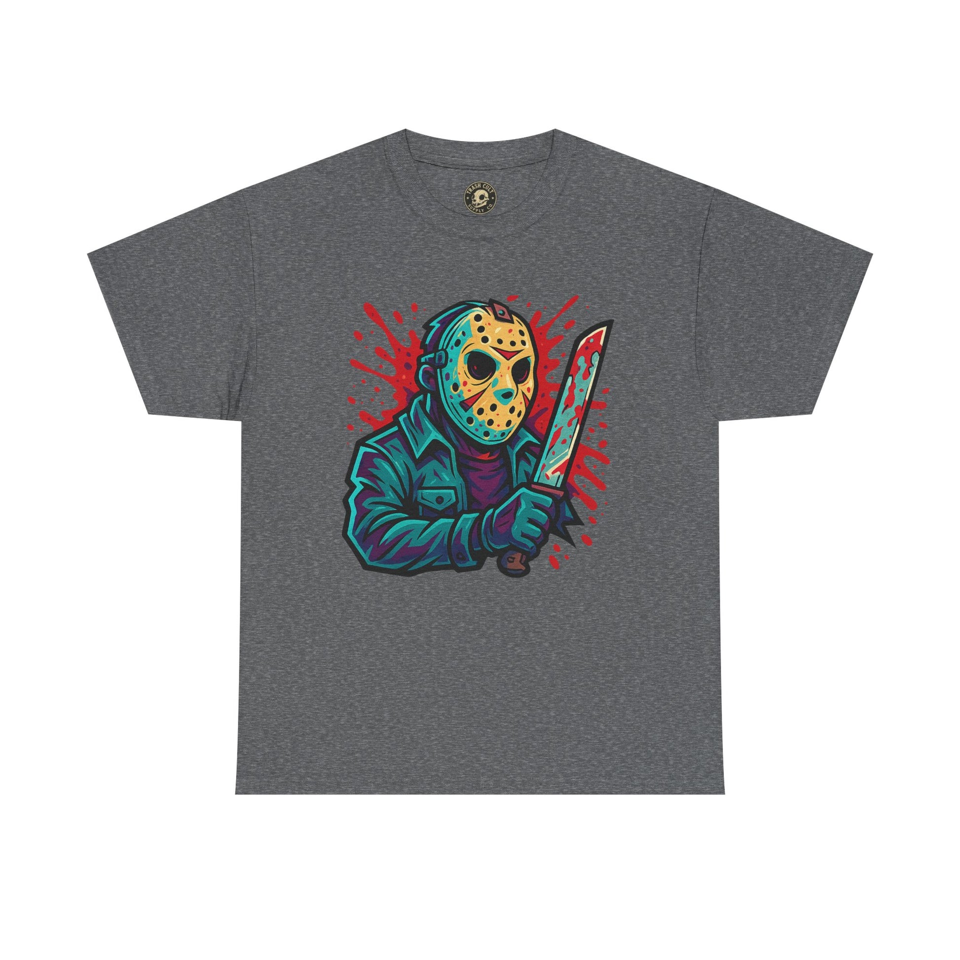 Jason Voorhees Graffiti Shirt – New School Horror Art on Gildan 5000