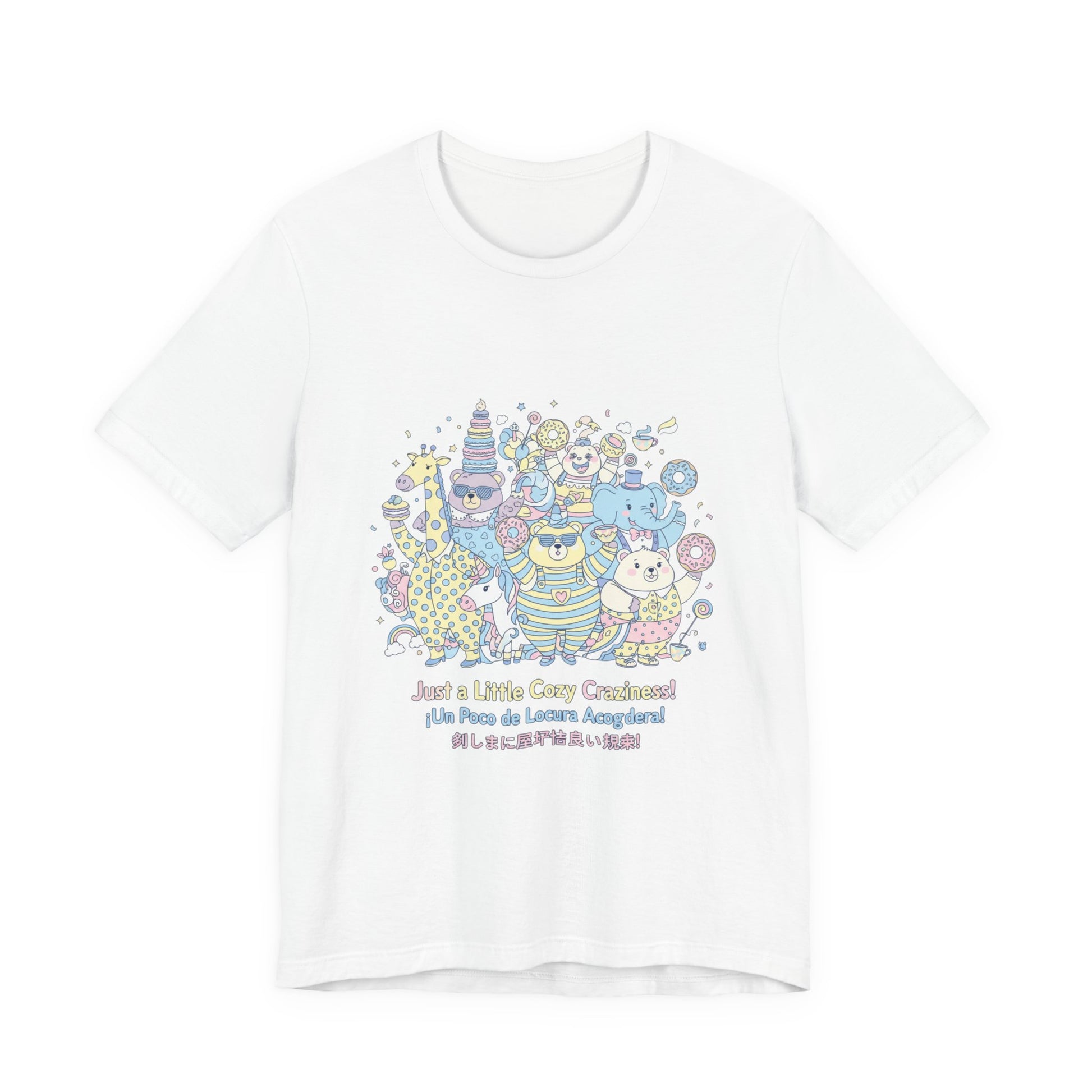 Chaotic Kawaii Tiny Monster Tee, absurd cute pastel whimsical weird
