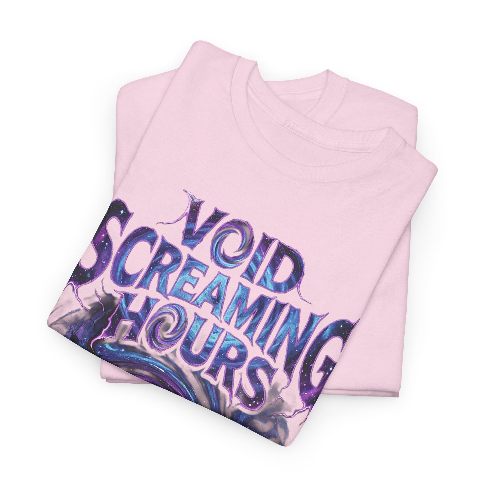 Void Screaming Hours Tee — Gothic Cosmic Horror T‑Shirt