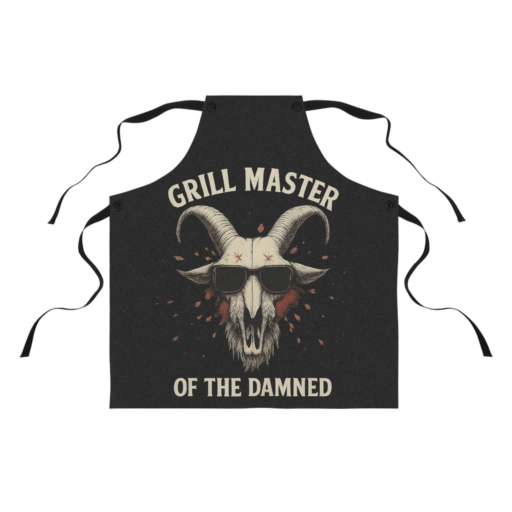 Grill Master of the Damned Apron – Gothic BBQ Demon Chef Gear