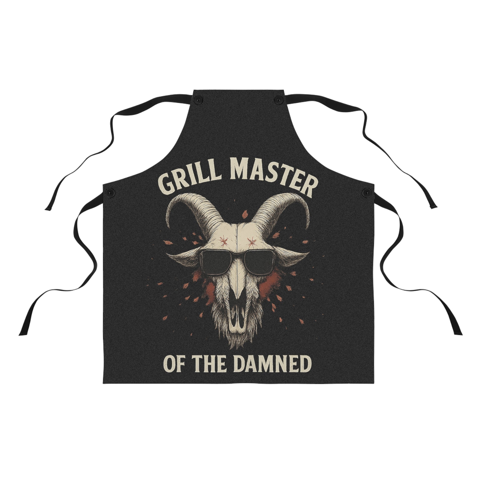 Grill Master of the Damned Apron – Gothic BBQ Demon Chef Gear