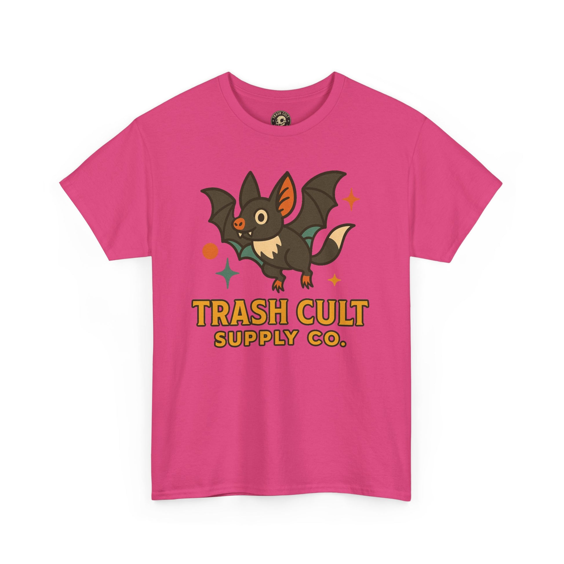 Trash Cult Supply Co. Unisex Heavy Cotton Tee - Fun Graphic Tee for Casual Wear, Perfect Gift for Bat Lovers, Halloween T-Shirt, [...]