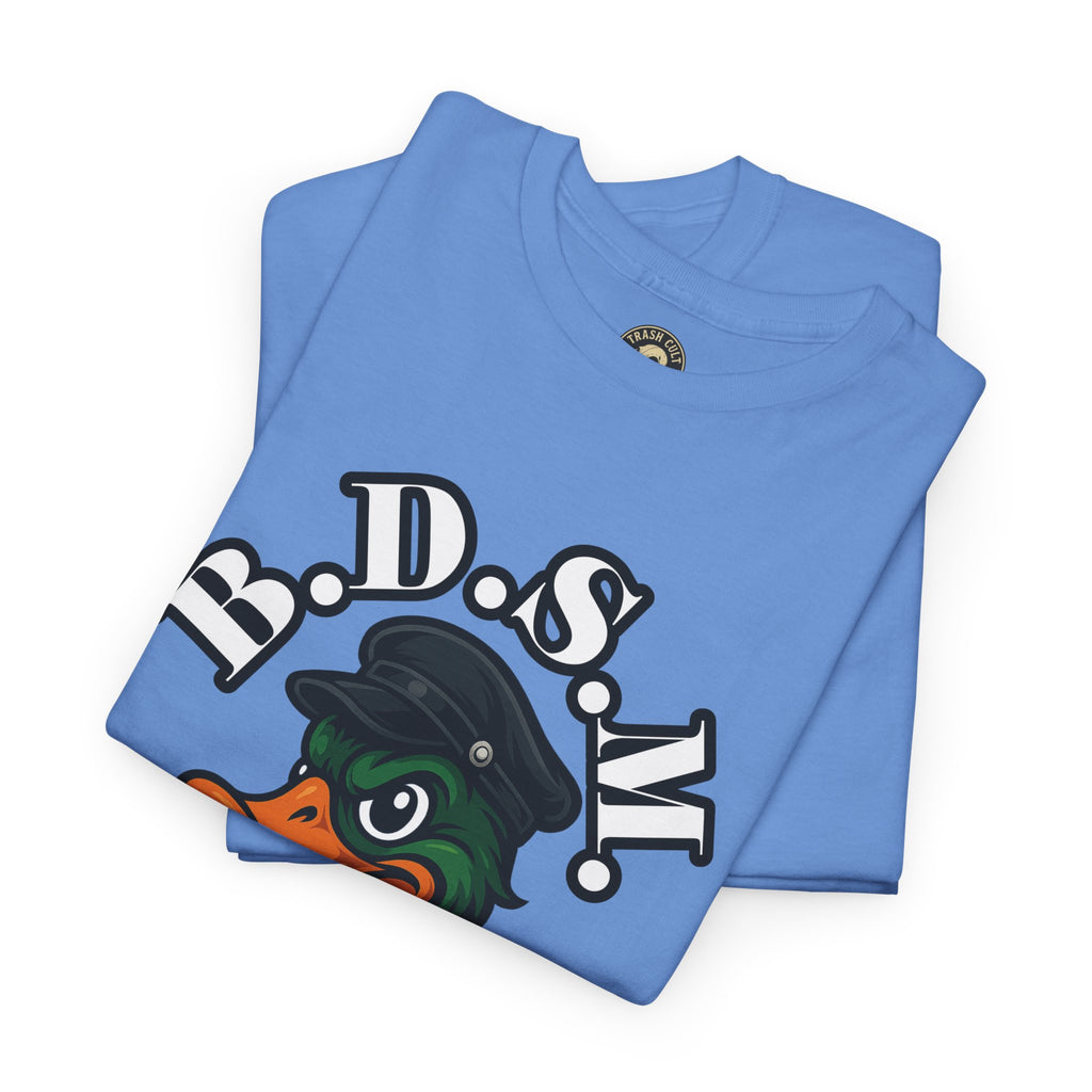BDSM Mallard Duck Biker Shirt – Funny Biker Duck Tee on Gildan 5000
