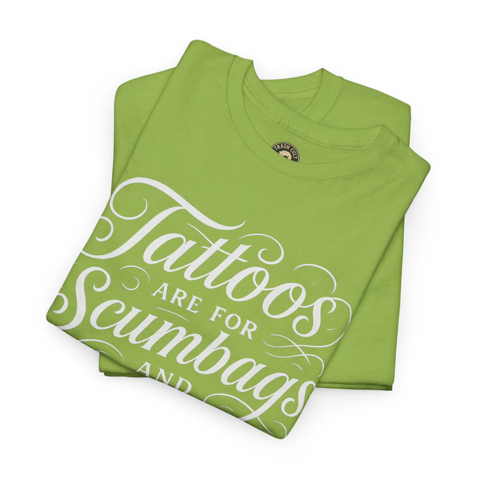 Casual Graphic Tee - "Tattoos Are for Scumbags and Whores" - Edgy Streetwear, Gift for Tattoo Lovers, Fun Unisex Fashion, Unique [...]