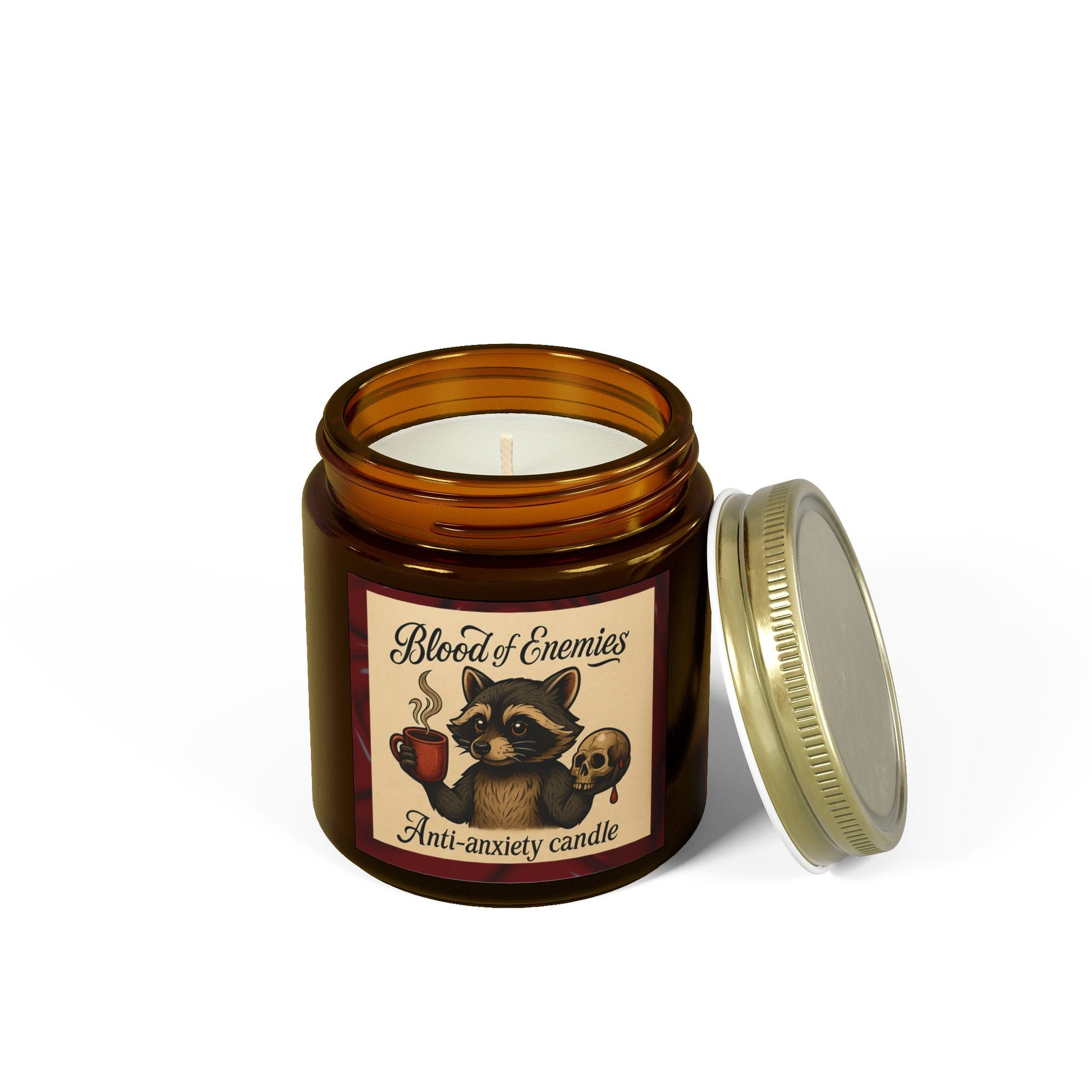 Scented Anti-Anxiety Candle | Coconut Apricot Wax | Relaxation & Self-Care | Gift for Friends & Family, Mindfulness, Meditation, Home Decor
