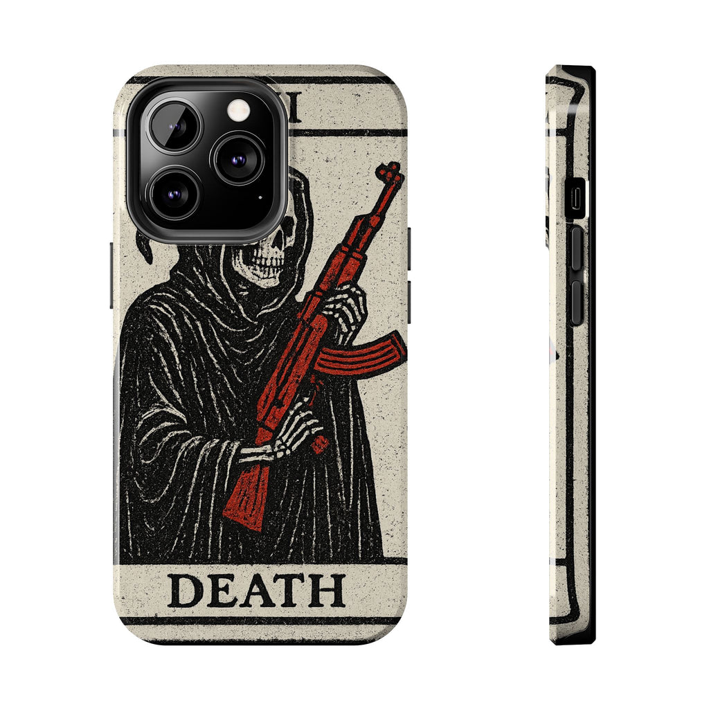 Grim Reaper Phone Case, Tough Phone Case for Gamers, Unique Smartphone Accessories, Halloween Decor, Death-Inspired Gift