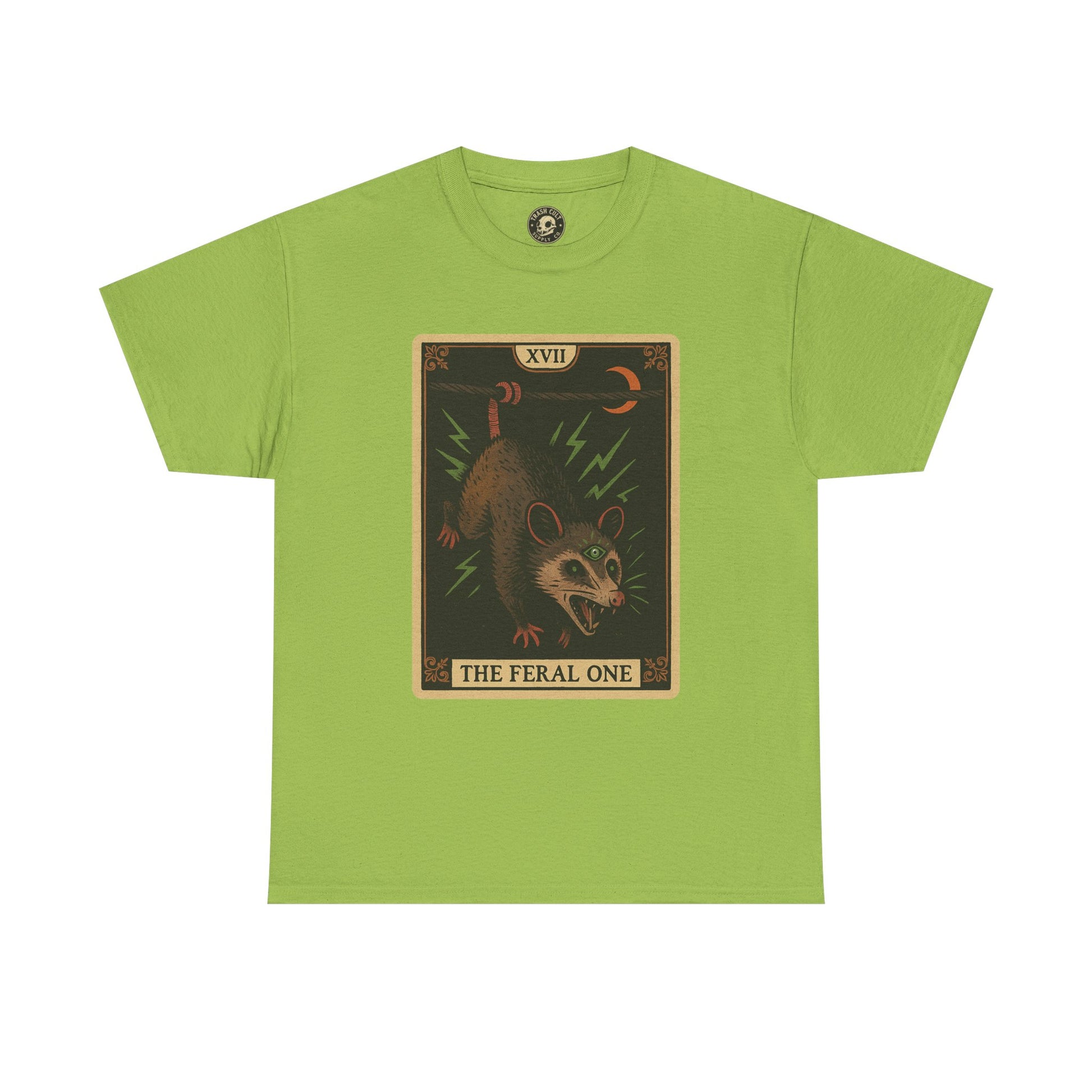 Feral One Graphic Tee - Quirky Unisex T-Shirt, Vintage Inspired, Animal Art, Casual Wear, Gifts for Him/Her