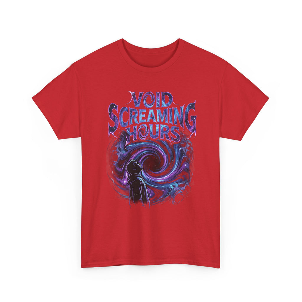 Void Screaming Hours Tee — Gothic Cosmic Horror T‑Shirt