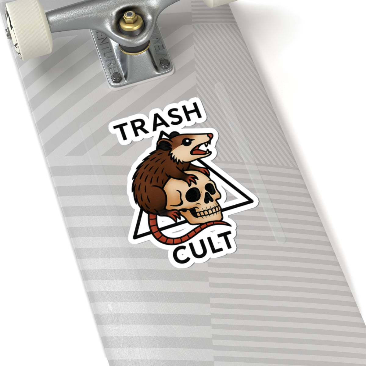 Trash Cult Kiss-Cut Stickers | Edgy Art Stickers, Laptop Decoration, Unique Gifts, Cool Sticker Pack, Street Style Decor