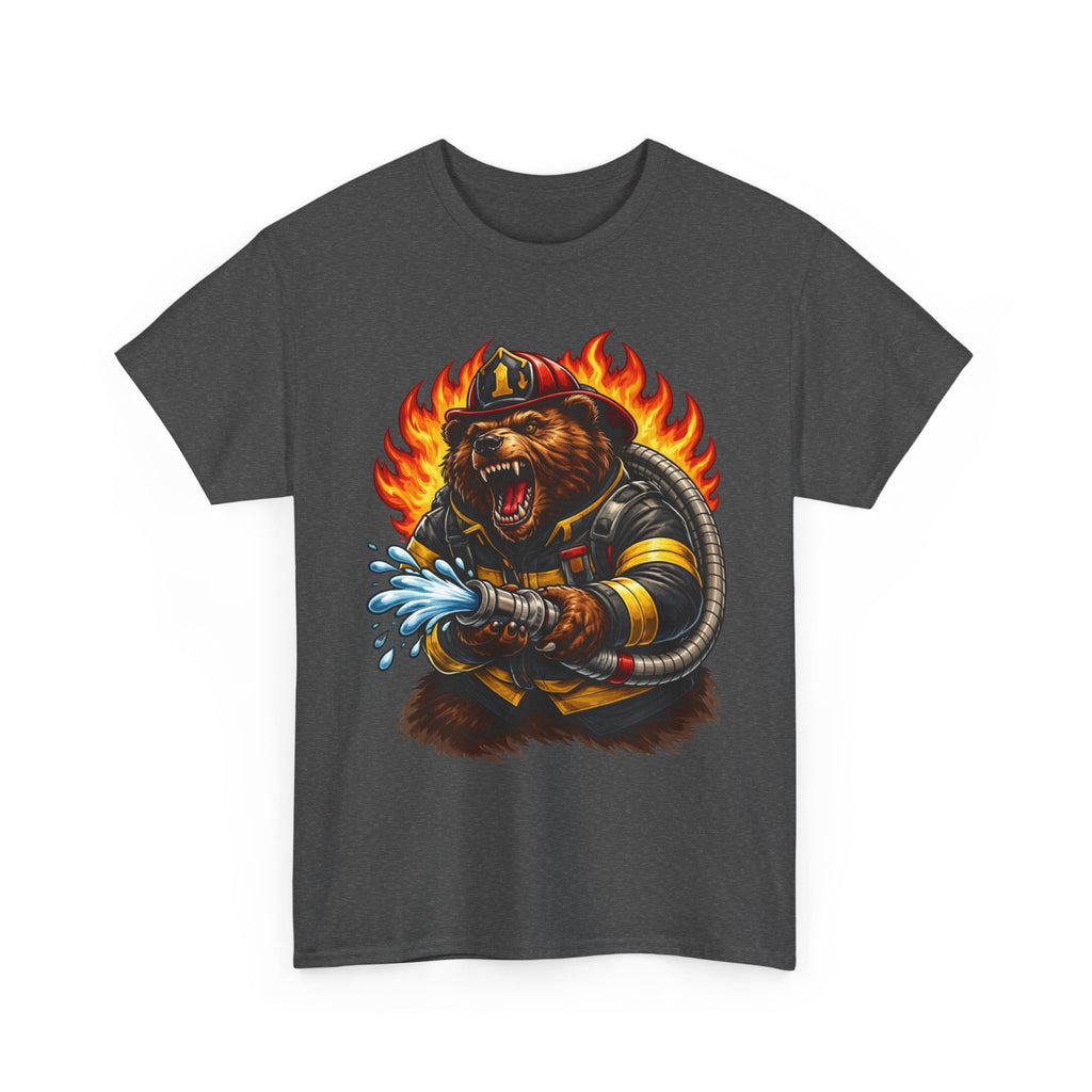 Firefighter Bear T-Shirt – Brave Fireman Graphic Tee