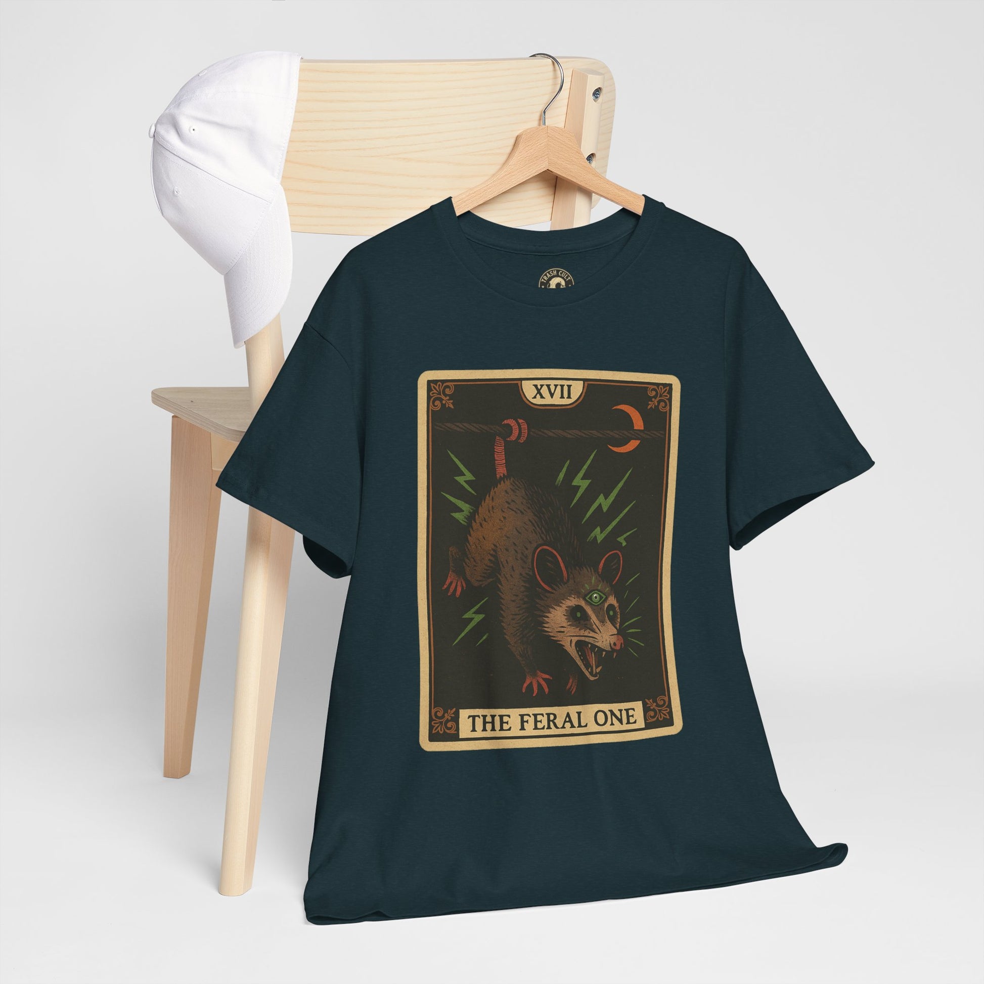 Feral One Graphic Tee - Quirky Unisex T-Shirt, Vintage Inspired, Animal Art, Casual Wear, Gifts for Him/Her